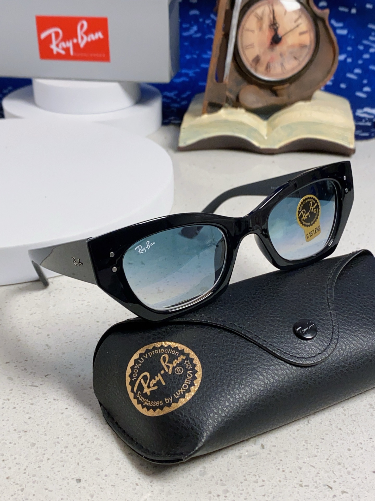  RayBan雷朋异形板材太阳镜眼镜男女同款款墨镜 RB4430 Size52口22-145