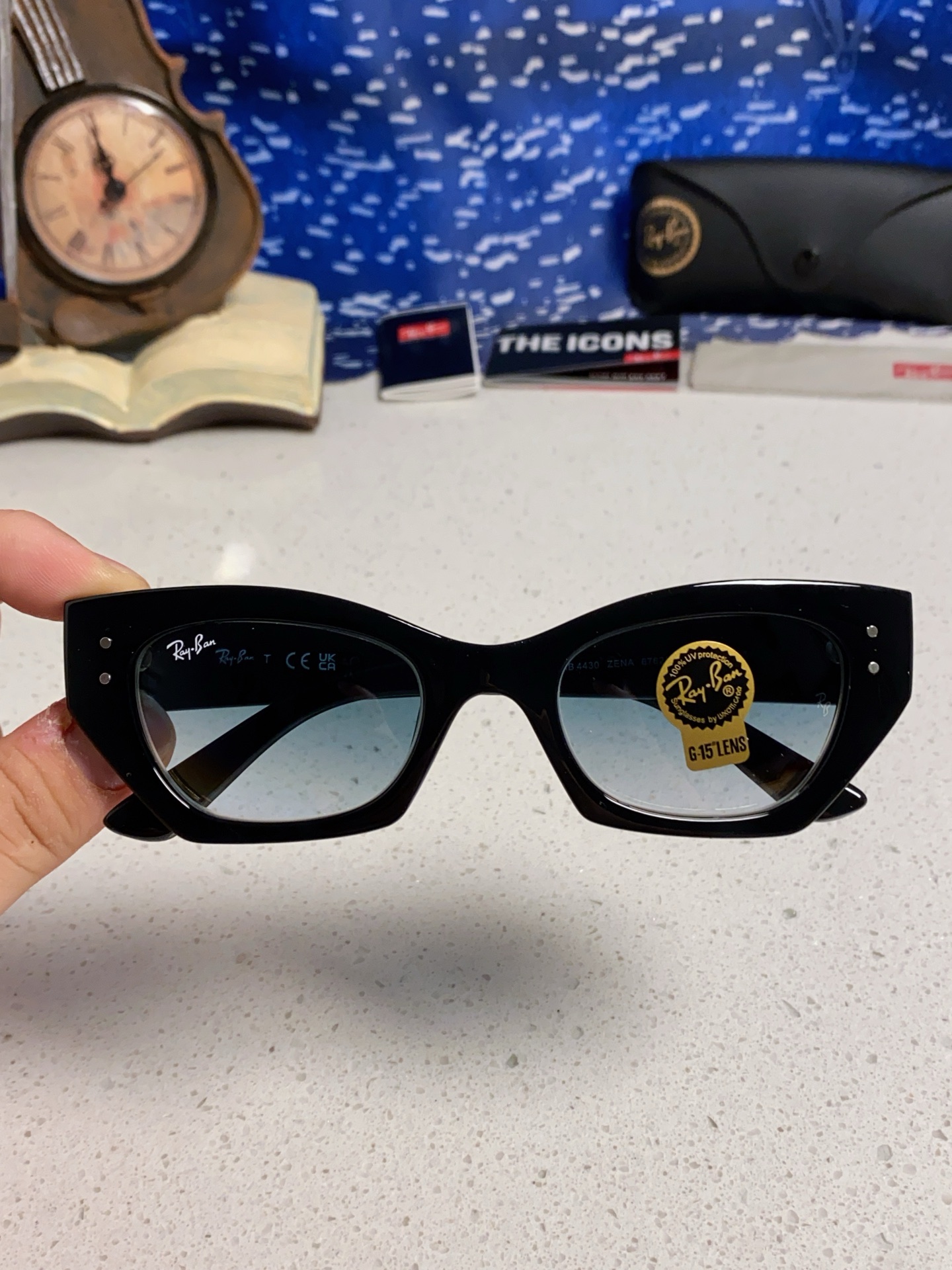  RayBan雷朋异形板材太阳镜眼镜男女同款款墨镜 RB4430 Size52口22-145
