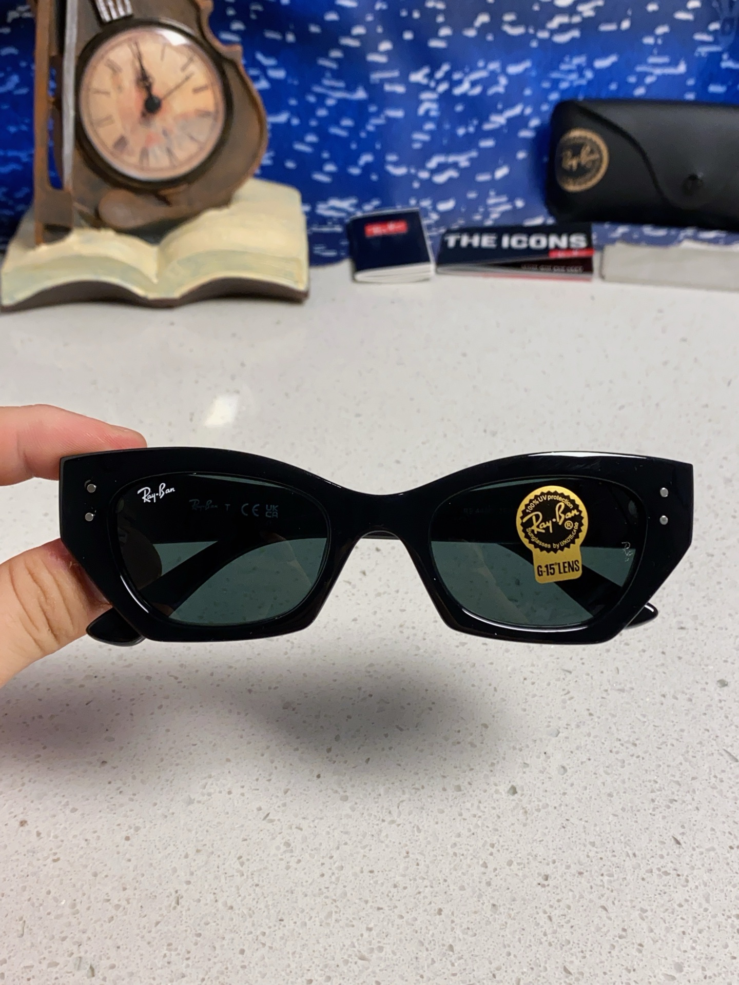  RayBan雷朋异形板材太阳镜眼镜男女同款款墨镜 RB4430 Size52口22-145