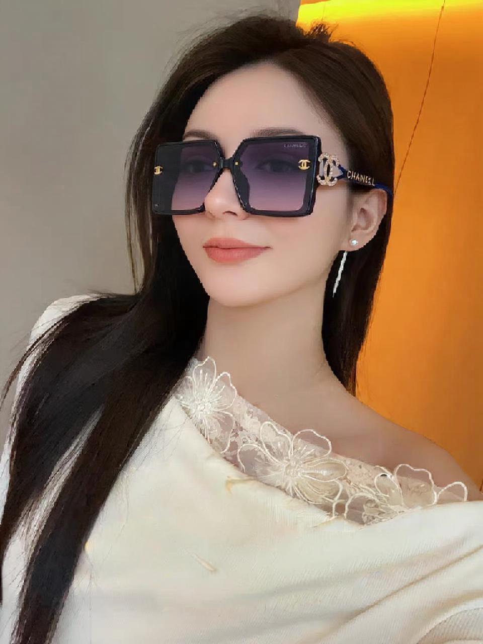  Chanel香奈儿 2025新款时尚大方太阳镜简约女士街拍潮流防紫外线墨镜太阳镜台网红爆款 