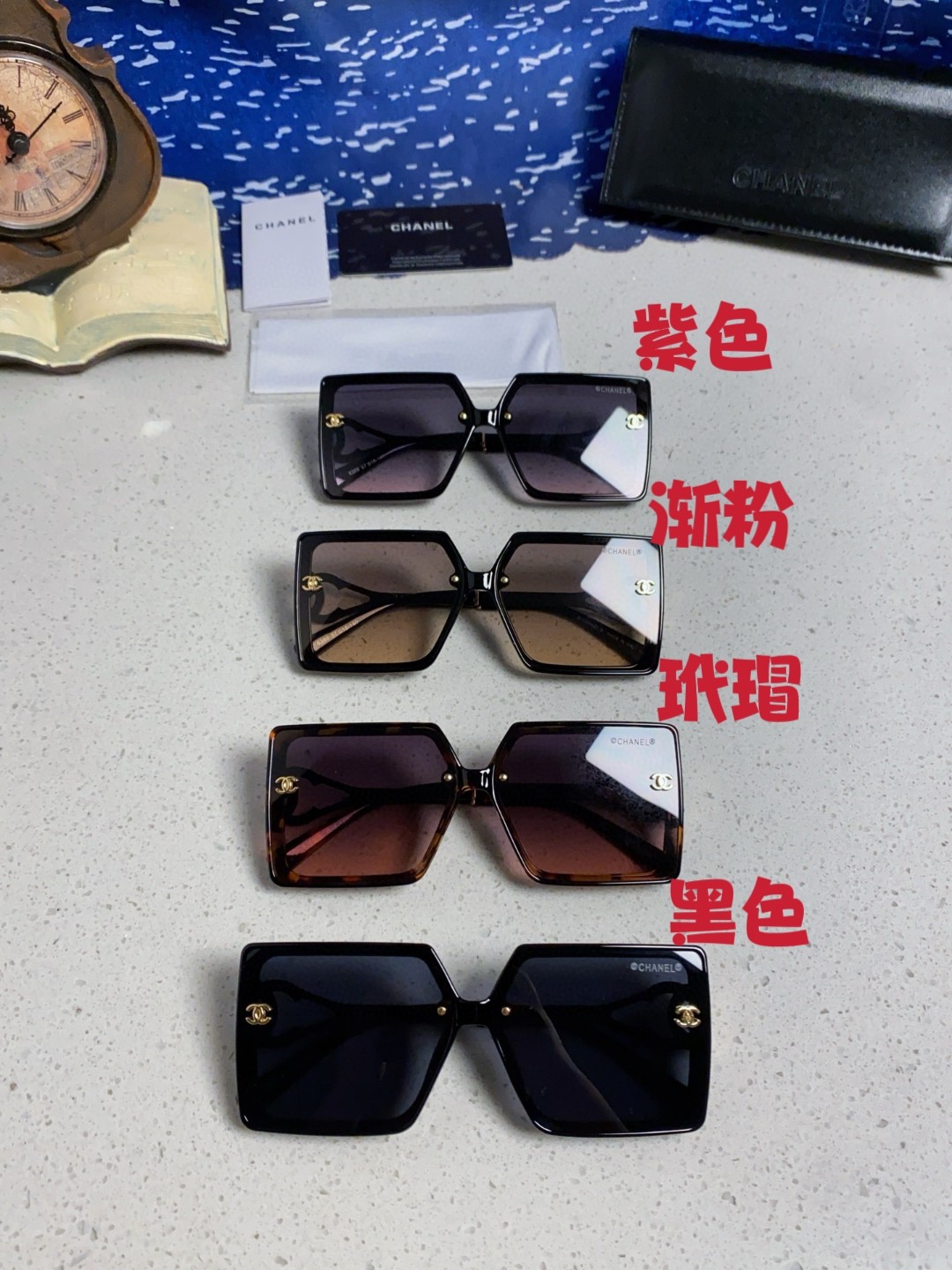 Chanel香奈儿 2025新款时尚大方太阳镜简约女士街拍潮流防紫外线墨镜太阳镜台网红爆款 