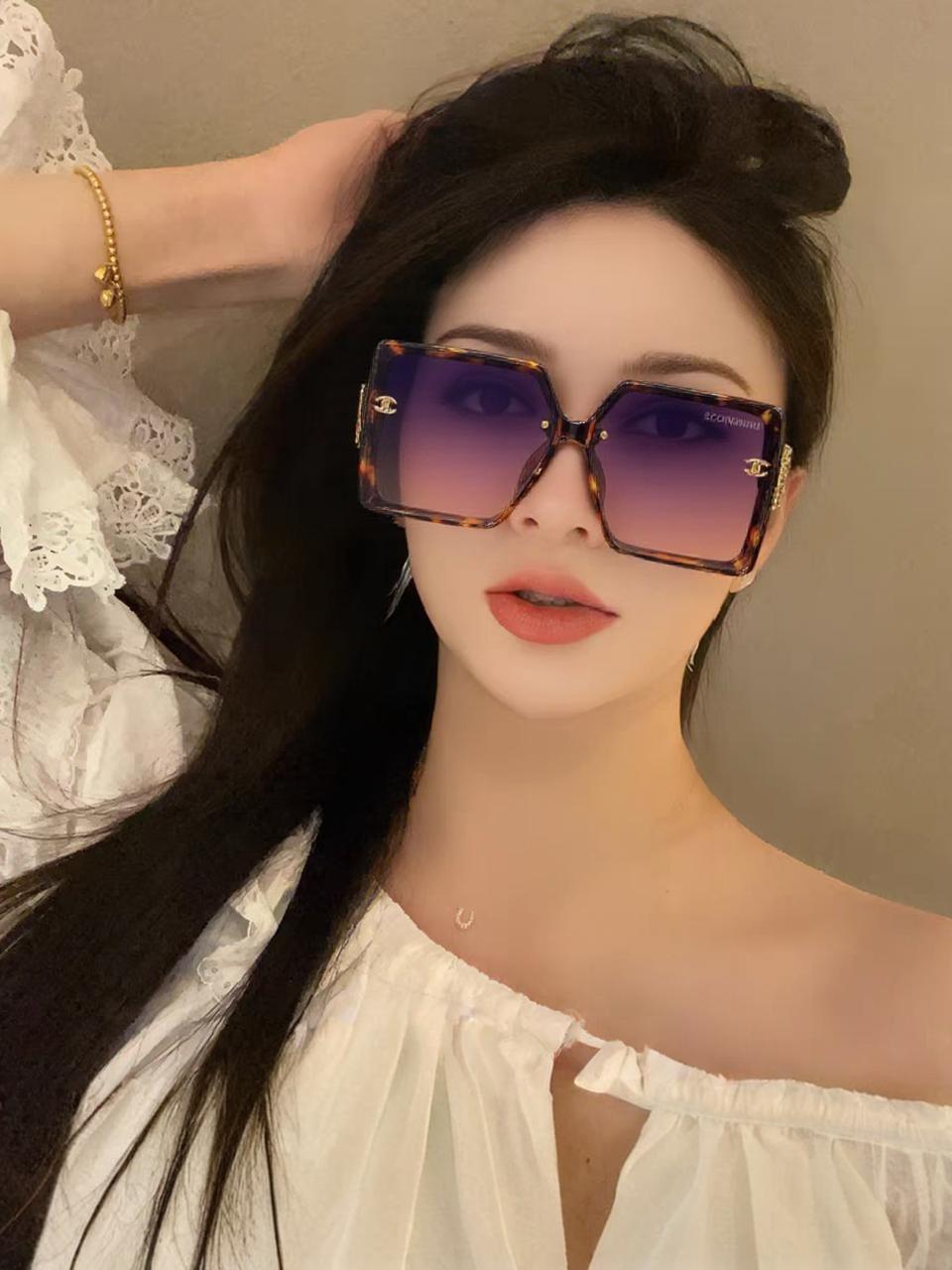  Chanel香奈儿 2025新款时尚大方太阳镜简约女士街拍潮流防紫外线墨镜太阳镜台网红爆款 