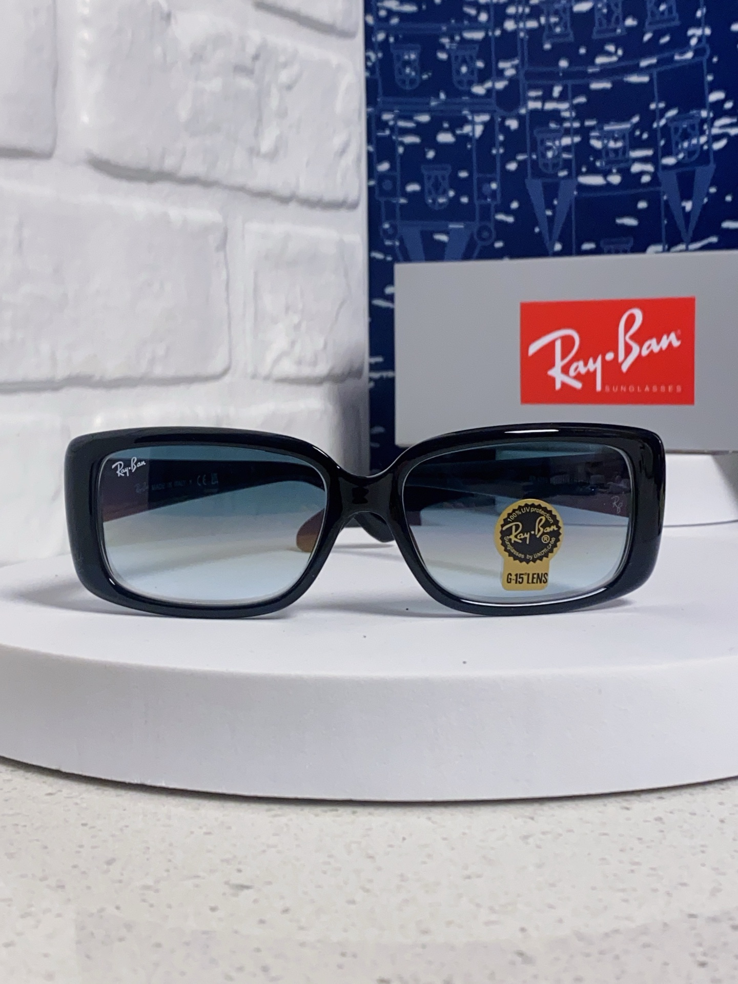  RayBan雷朋 2025新款时尚男士太阳镜经典百搭防晒墨镜开车驾驶板材框眼镜  玻璃镜片RB4389