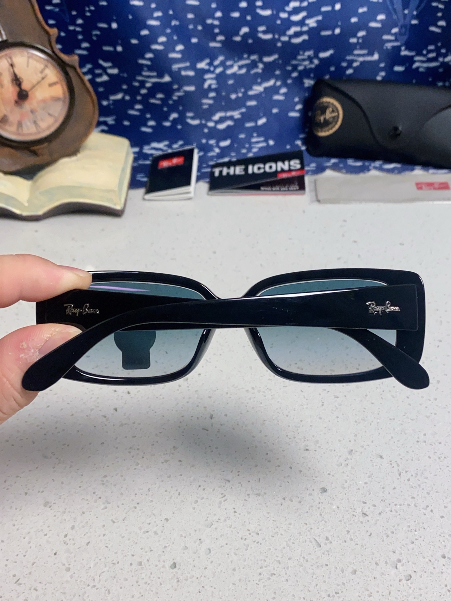  RayBan雷朋 2025新款时尚男士太阳镜经典百搭防晒墨镜开车驾驶板材框眼镜  玻璃镜片RB4389