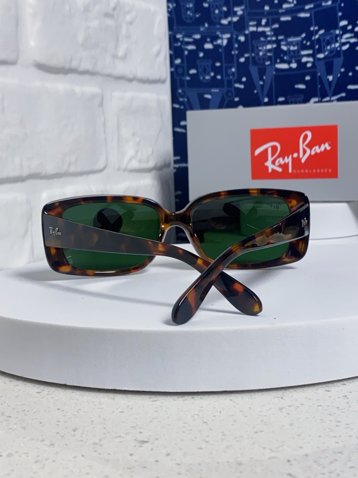  RayBan雷朋 2025新款时尚男士太阳镜经典百搭防晒墨镜开车驾驶板材框眼镜  玻璃镜片RB4389