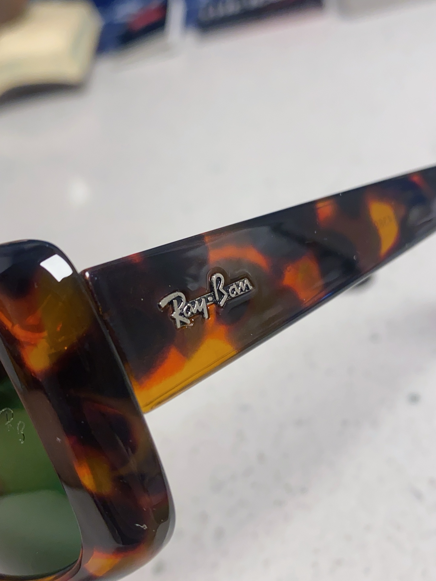  RayBan雷朋 2025新款时尚男士太阳镜经典百搭防晒墨镜开车驾驶板材框眼镜  玻璃镜片RB4389