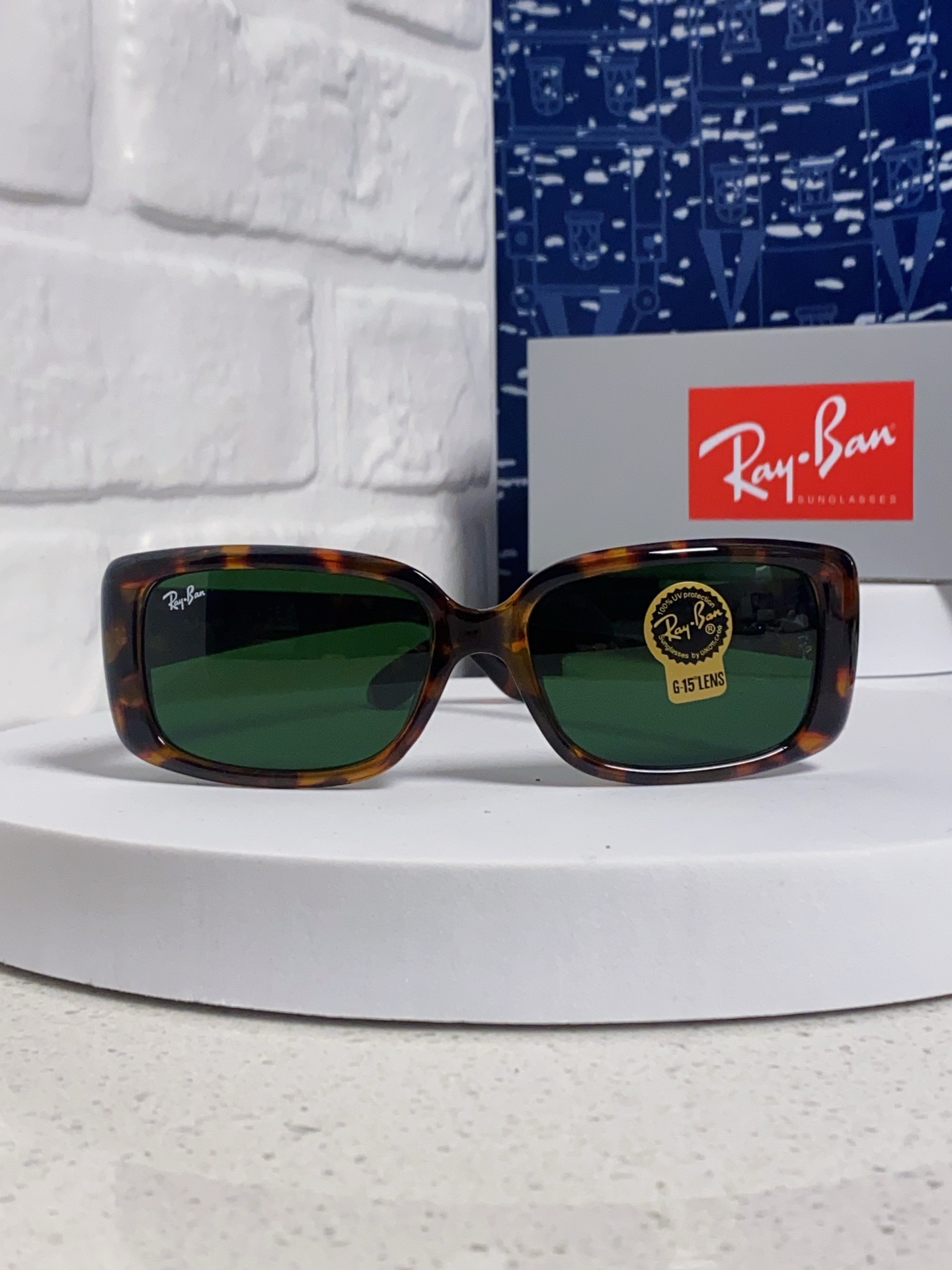  RayBan雷朋 2025新款时尚男士太阳镜经典百搭防晒墨镜开车驾驶板材框眼镜  玻璃镜片RB4389