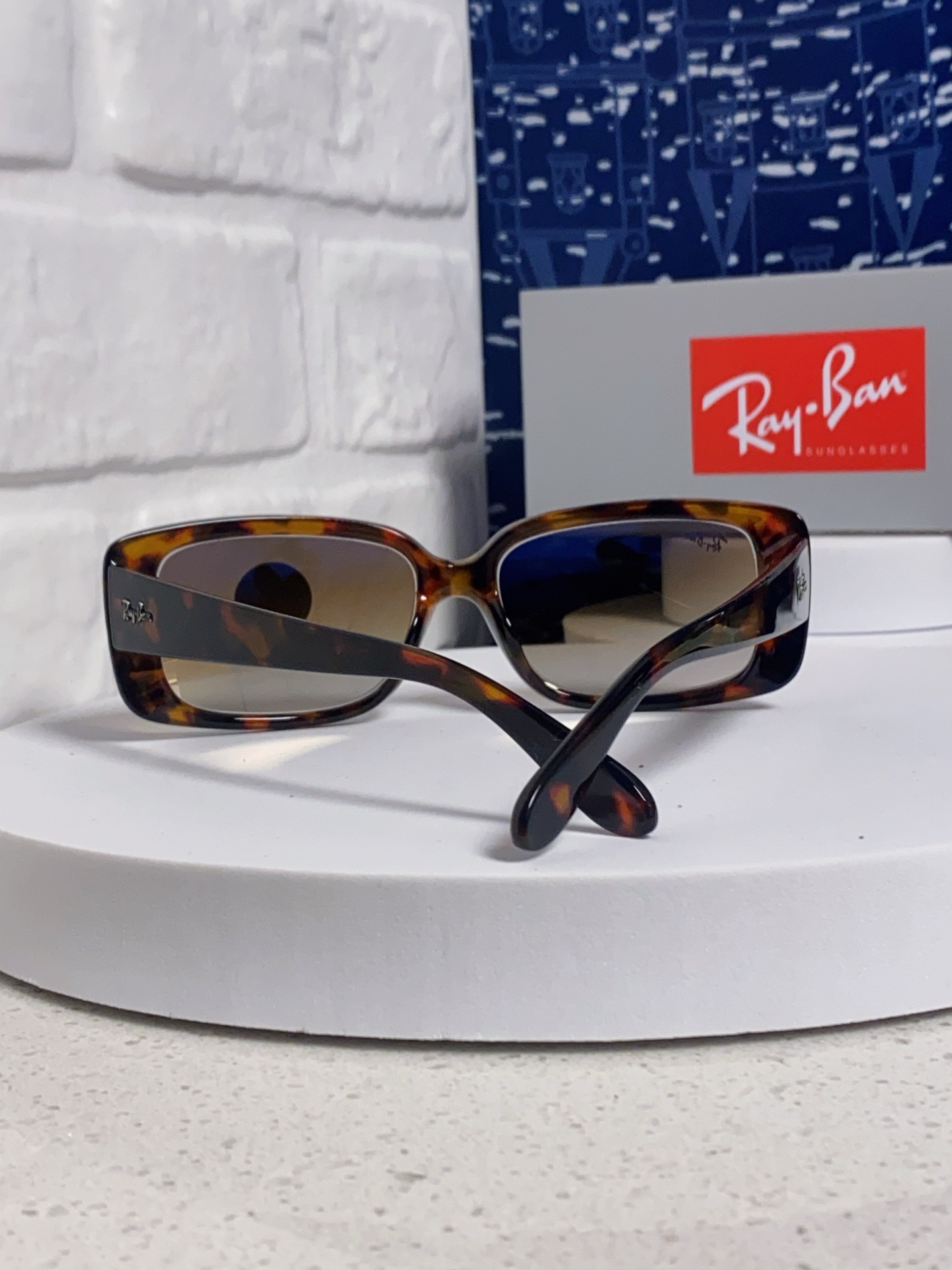  RayBan雷朋 2025新款时尚男士太阳镜经典百搭防晒墨镜开车驾驶板材框眼镜  玻璃镜片RB4389