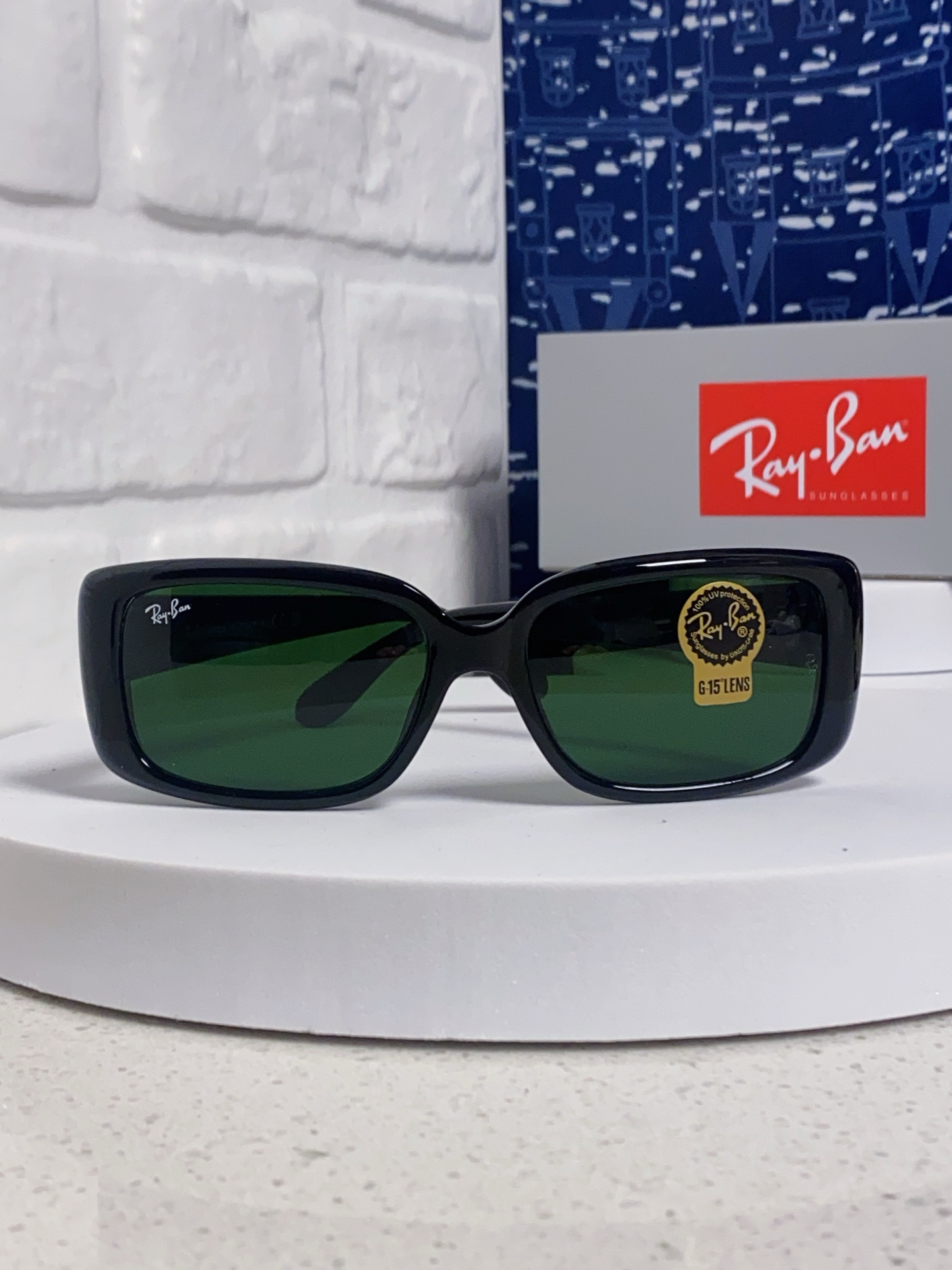 RayBan雷朋 2025新款时尚男士太阳镜经典百搭防晒墨镜开车驾驶板材框眼镜  玻璃镜片RB4389