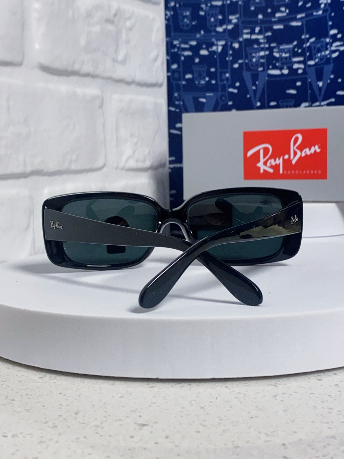  RayBan雷朋 2025新款时尚男士太阳镜经典百搭防晒墨镜开车驾驶板材框眼镜  玻璃镜片RB4389
