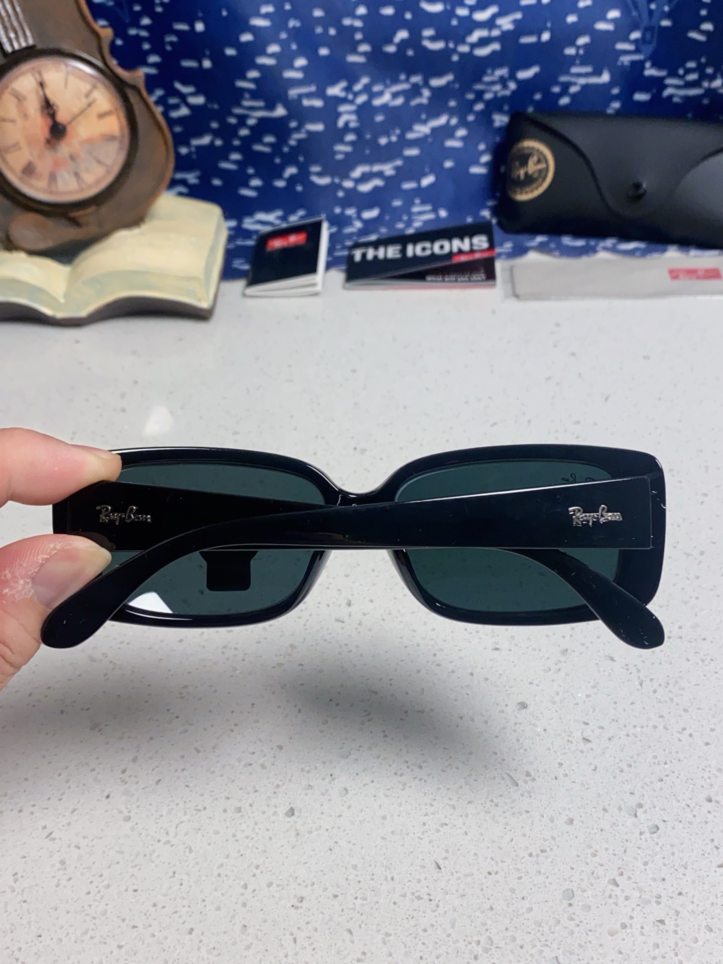  RayBan雷朋 2025新款时尚男士太阳镜经典百搭防晒墨镜开车驾驶板材框眼镜  玻璃镜片RB4389