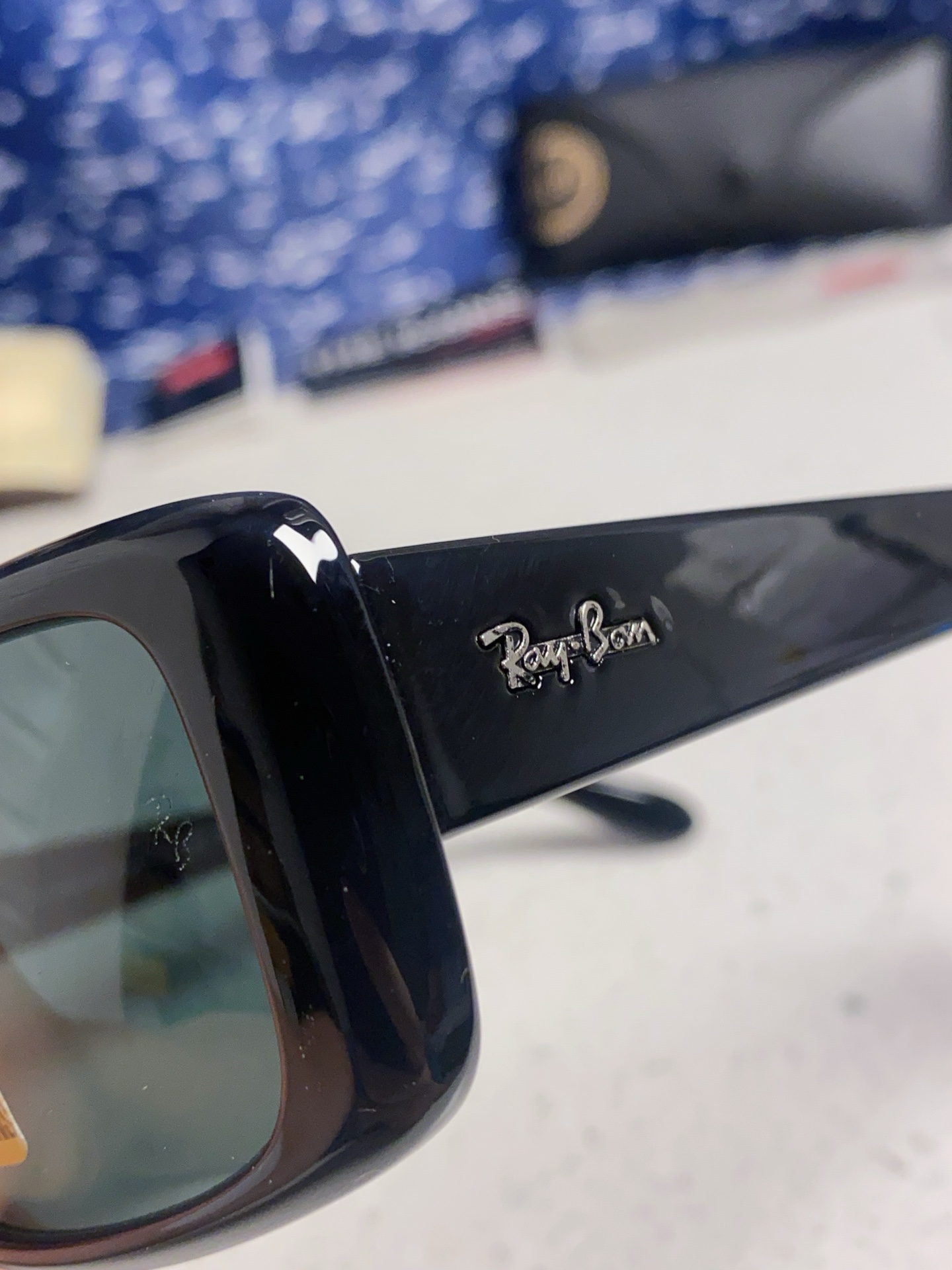  RayBan雷朋 2025新款时尚男士太阳镜经典百搭防晒墨镜开车驾驶板材框眼镜  玻璃镜片RB4389