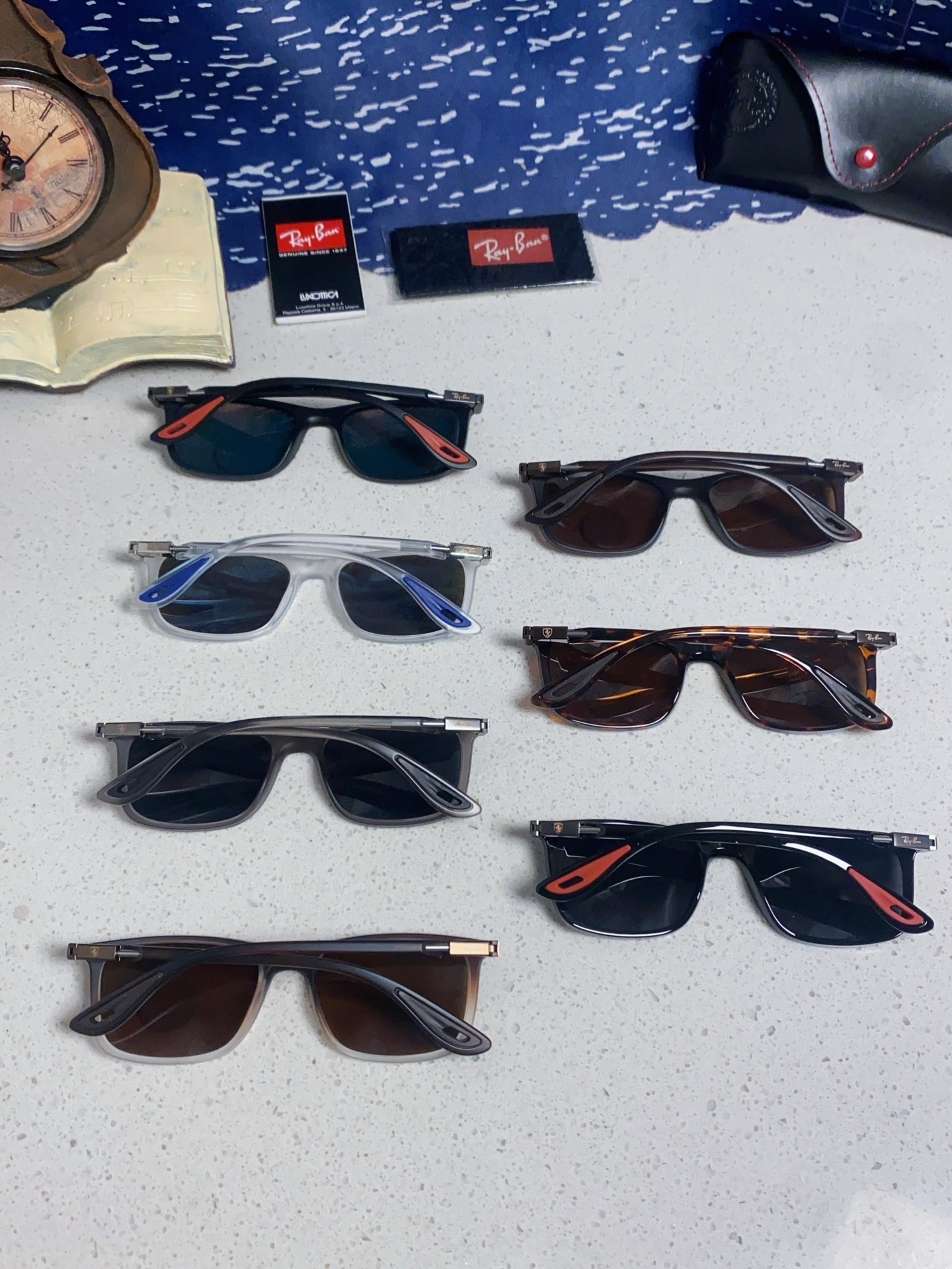  RayBan雷朋 2025新款 高清树脂太阳镜 高端板材墨镜徒步旅行者眼镜开车驾驶 型号RB4433M
