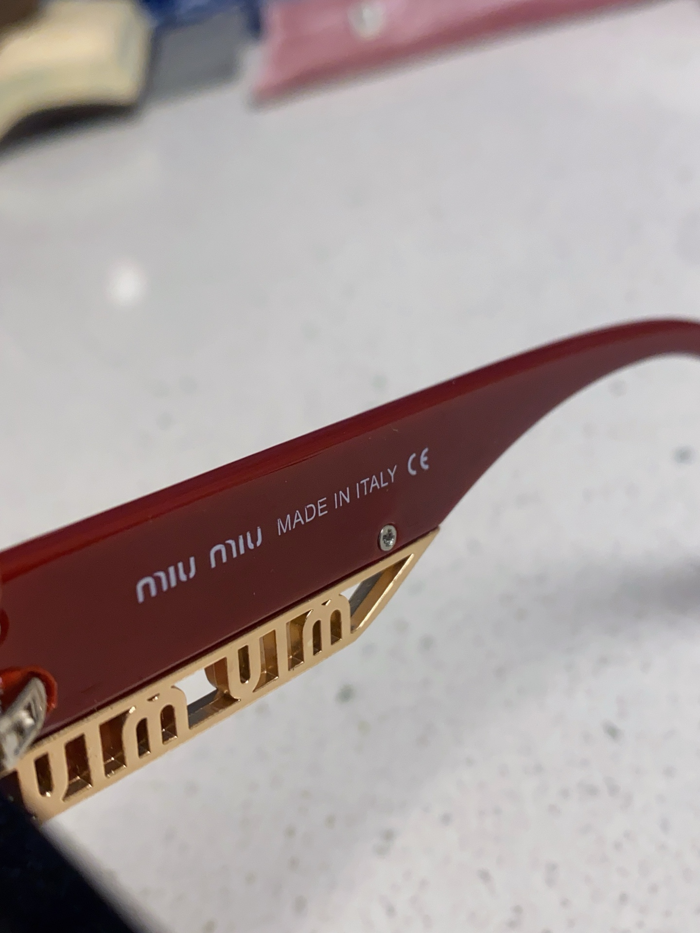  MIUMIU缪缪 2025新款太阳镜方形时尚墨镜个性眼镜 女士偏光眼镜 