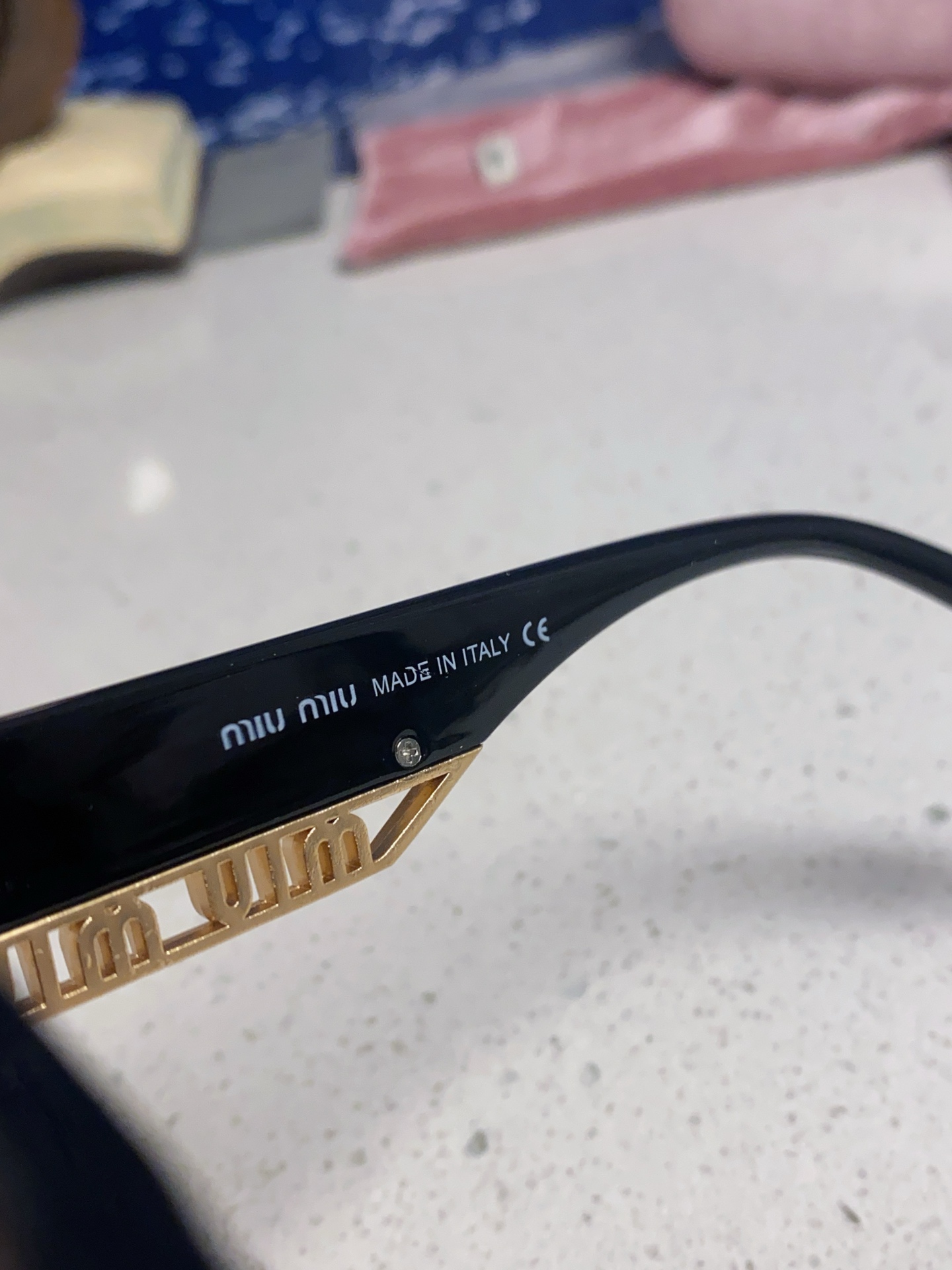  MIUMIU缪缪 2025新款太阳镜方形时尚墨镜个性眼镜 女士偏光眼镜 