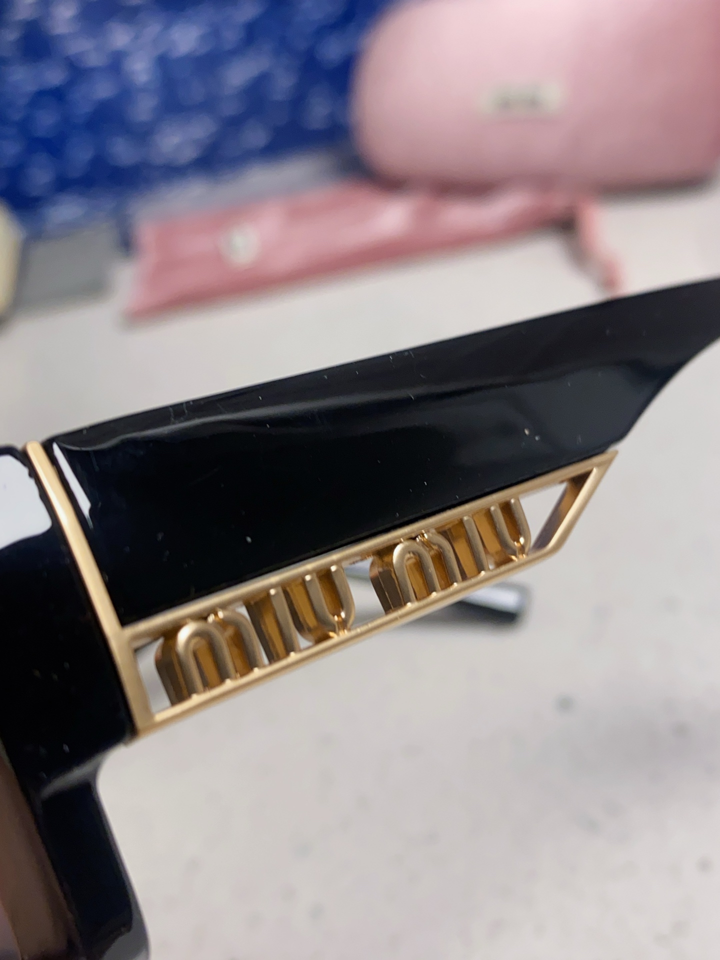  MIUMIU缪缪 2025新款太阳镜方形时尚墨镜个性眼镜 女士偏光眼镜 