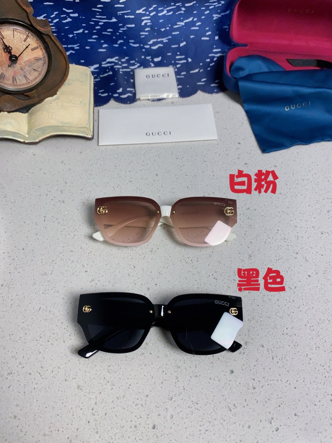  Gucci古奇 2025新款网红时尚潮流方形太阳镜男女个性街拍墨镜 