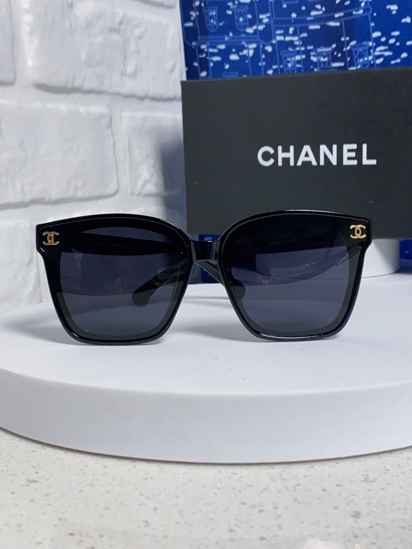  Chanel香奈儿 2025小香款墨镜女高级感韩版潮网红同款高档气质太阳眼镜大脸显瘦 