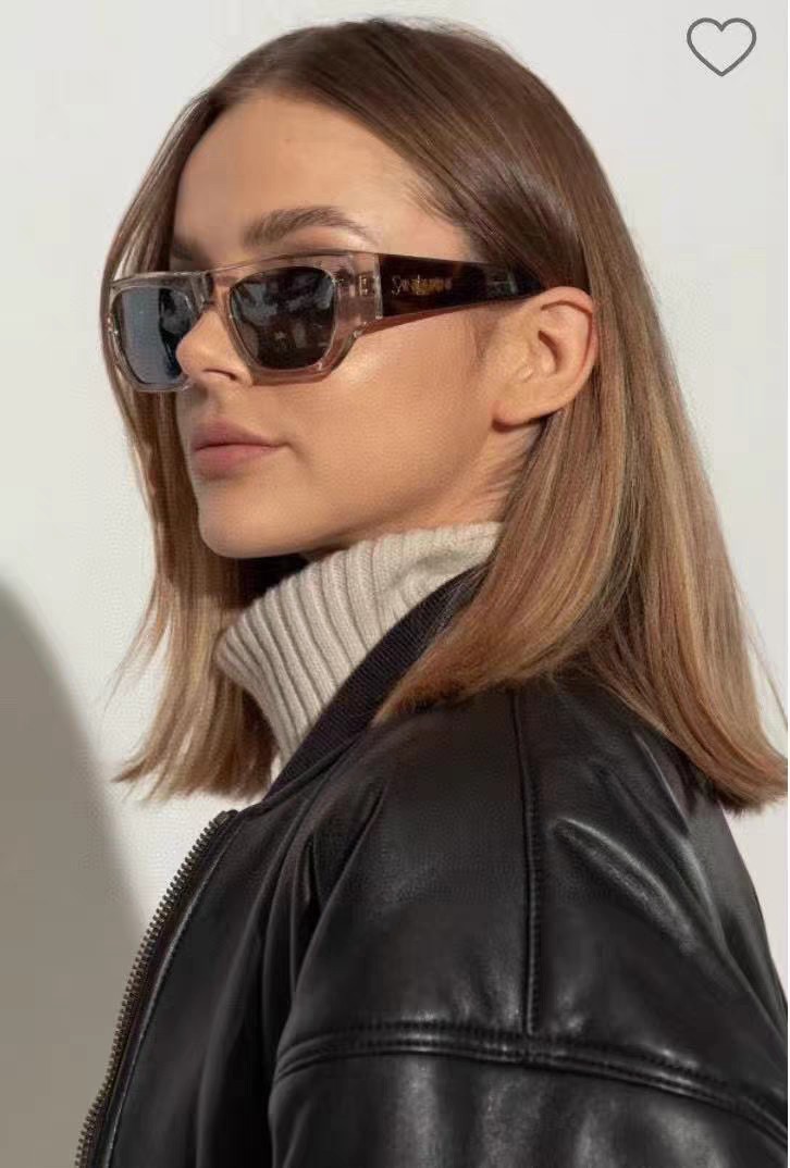  Saint Laurent 圣罗兰YSL 2025新款女士 方形框醋纤太阳眼镜 SL740