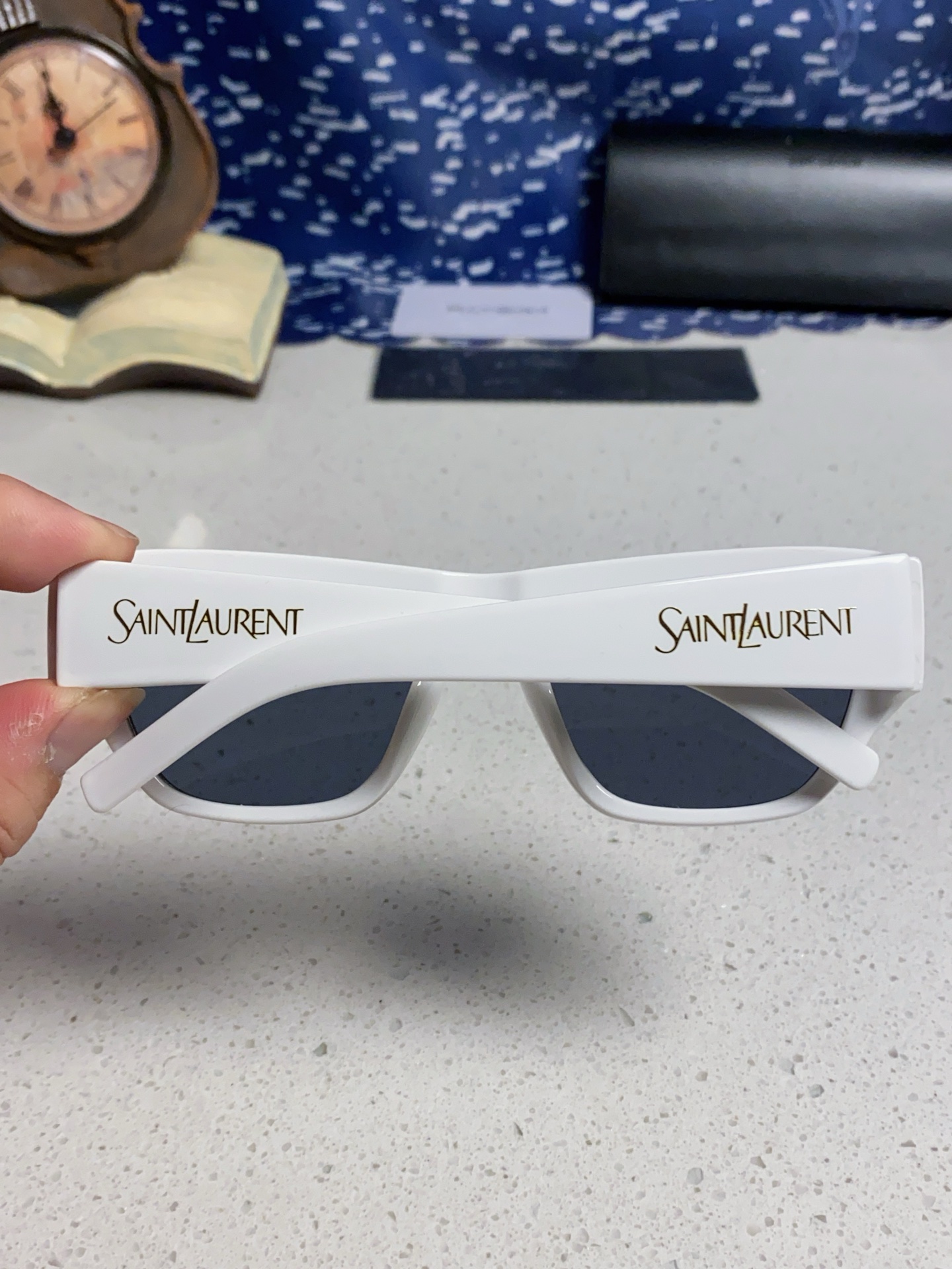  Saint Laurent 圣罗兰YSL 2025新款女士 方形框醋纤太阳眼镜 SL740