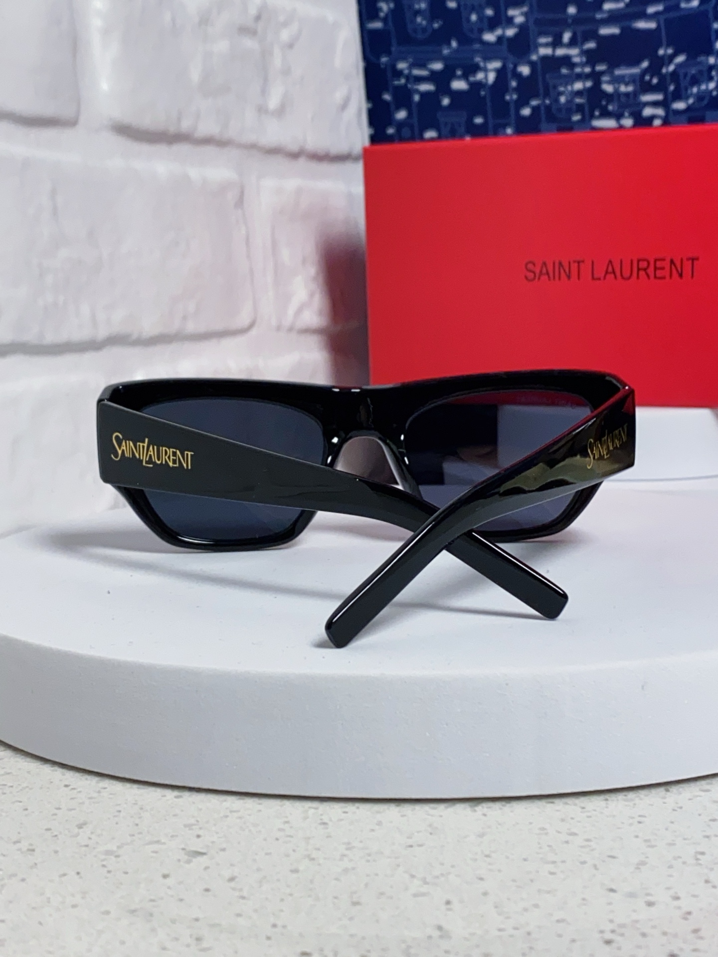  Saint Laurent 圣罗兰YSL 2025新款女士 方形框醋纤太阳眼镜 SL740
