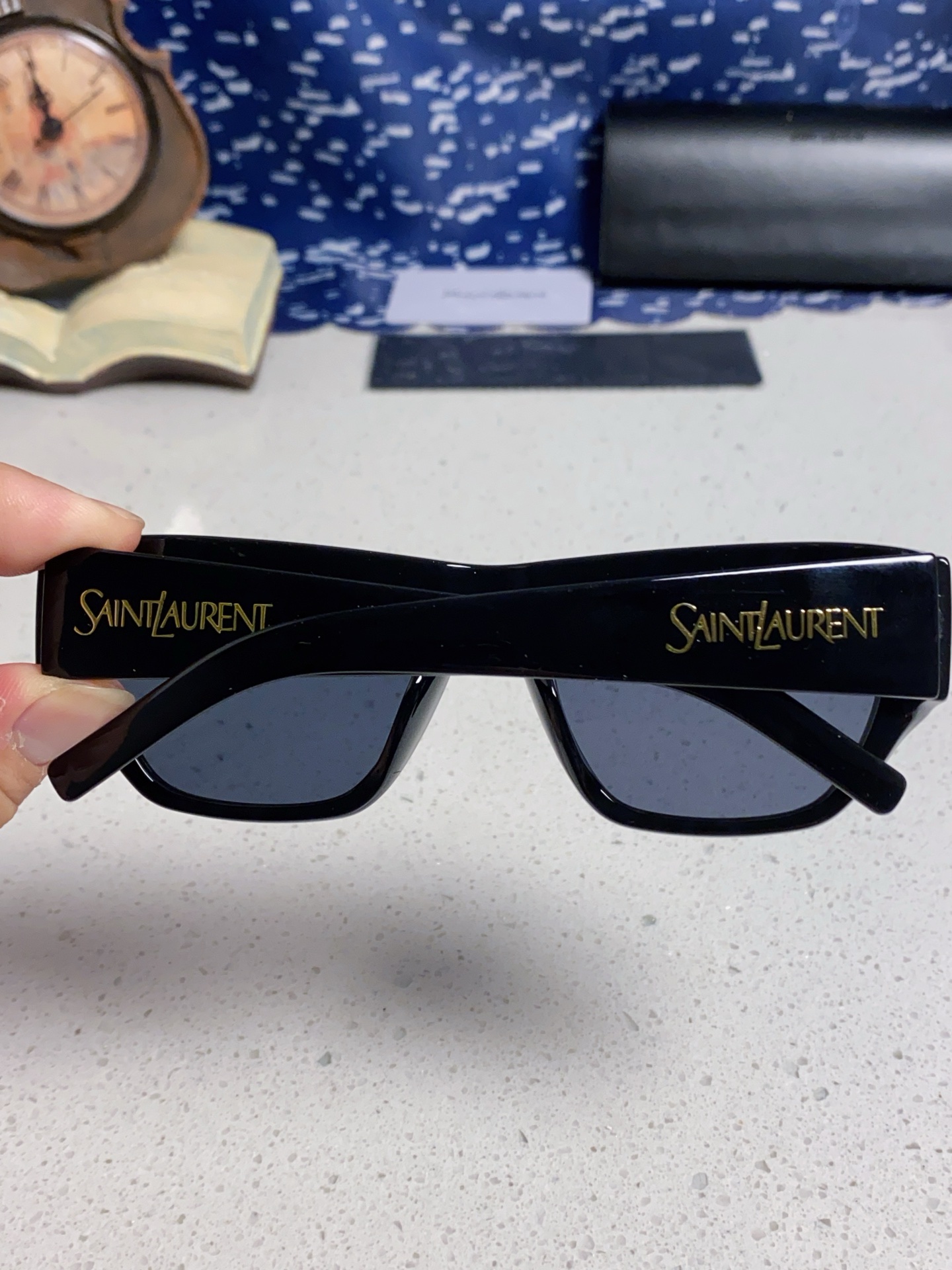  Saint Laurent 圣罗兰YSL 2025新款女士 方形框醋纤太阳眼镜 SL740