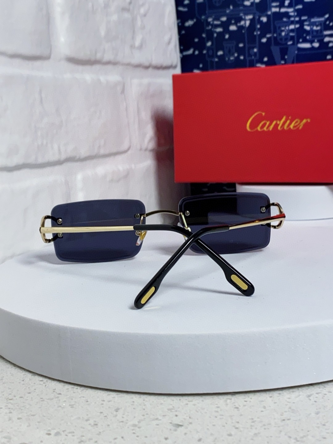  Carter卡地亚 2025最新款 超靓色彩紫外线高级切边街太阳镜欧美感跨境潮流防墨镜现代 男女通用