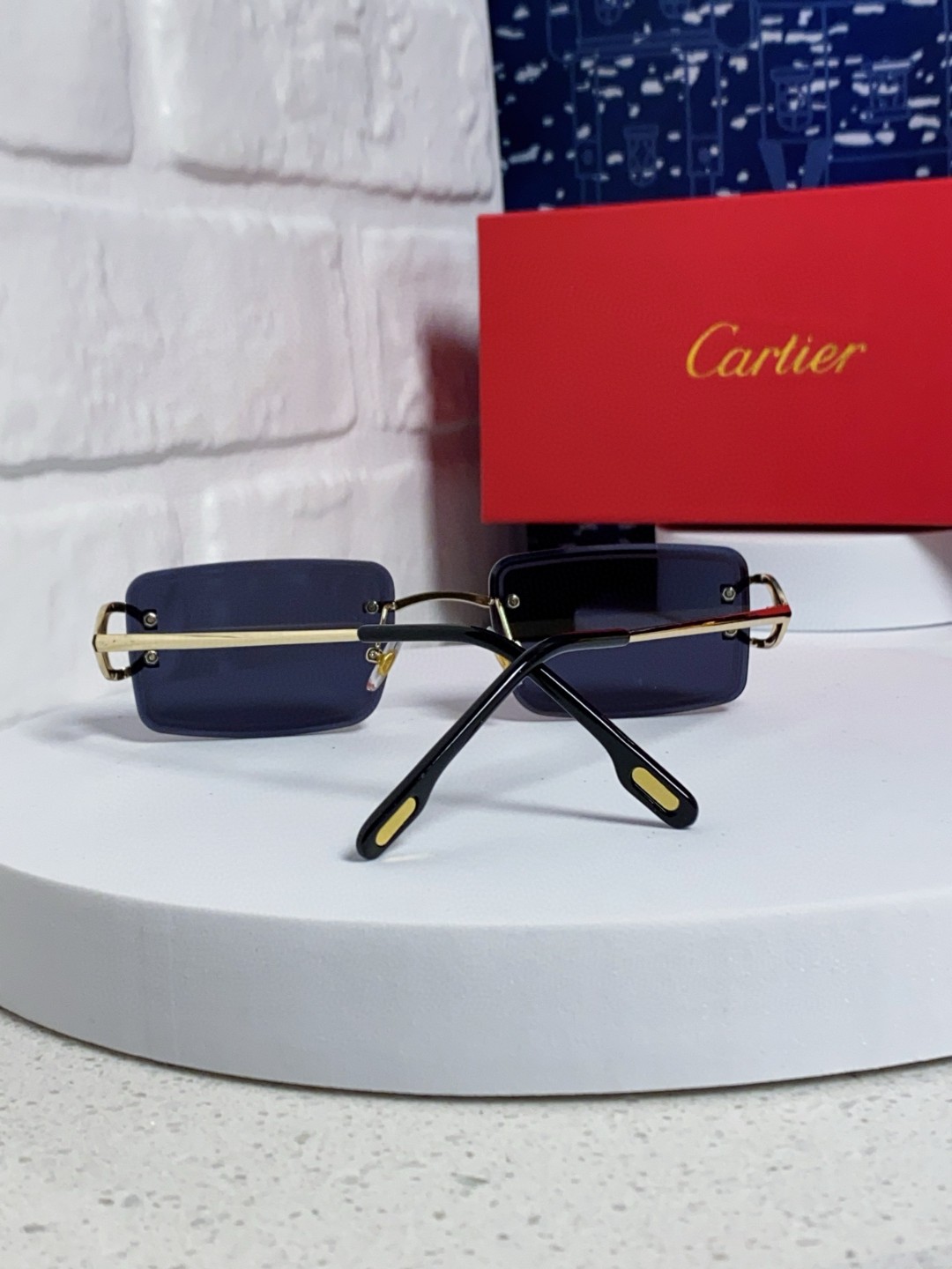  Carter卡地亚 2025最新款 超靓色彩紫外线高级切边街太阳镜欧美感跨境潮流防墨镜现代 男女通用