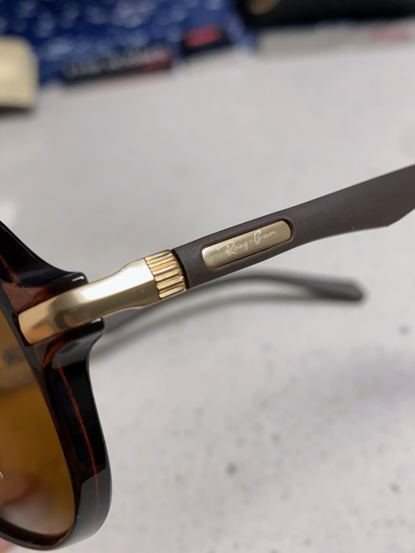  RayBan雷朋 2025新款钢化玻璃墨镜男士大框太阳眼镜遮阳防紫外线防风沙骑车蛤蟆镜 RB8055 