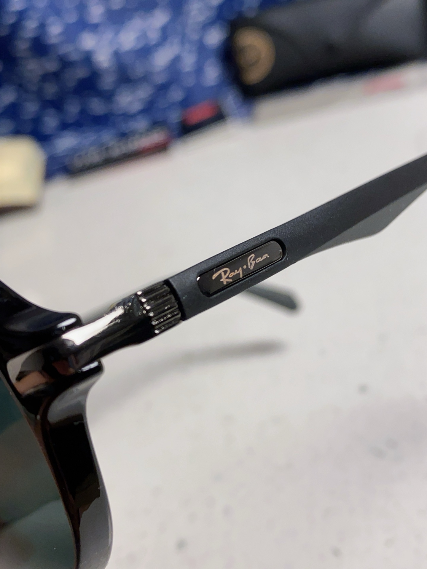  RayBan雷朋 2025新款钢化玻璃墨镜男士大框太阳眼镜遮阳防紫外线防风沙骑车蛤蟆镜 RB8055 