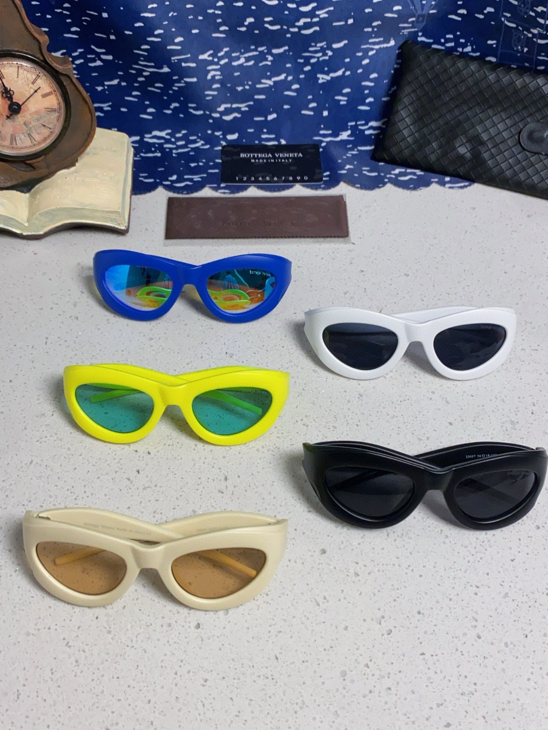  Bottega Veneta宝缇嘉  2025新款太阳镜未来科技感异形y2k辣妹 多巴胺墨镜ins赛博