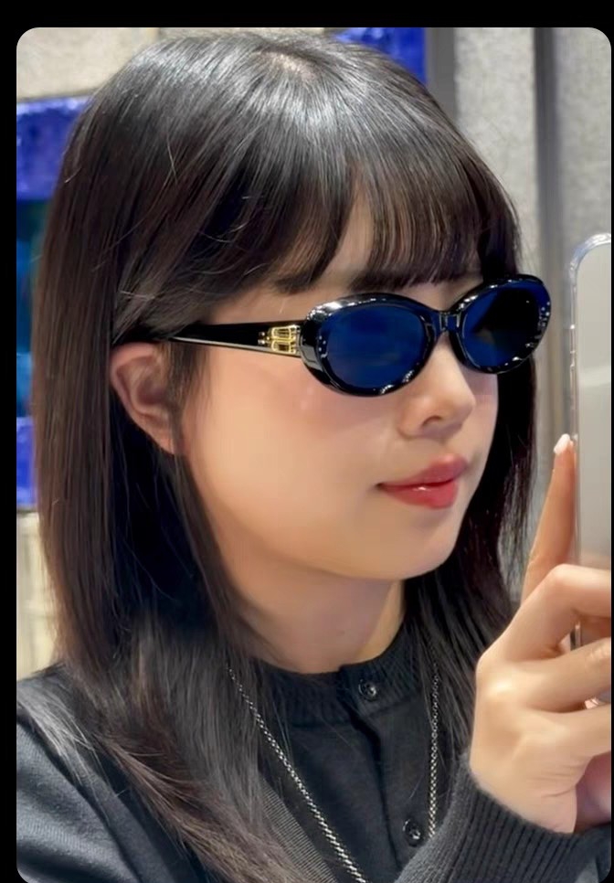   Gentle Moster(GM) 2025新款椭圆墨镜女高级感时尚复古防紫外线太阳镜男 型号：CO