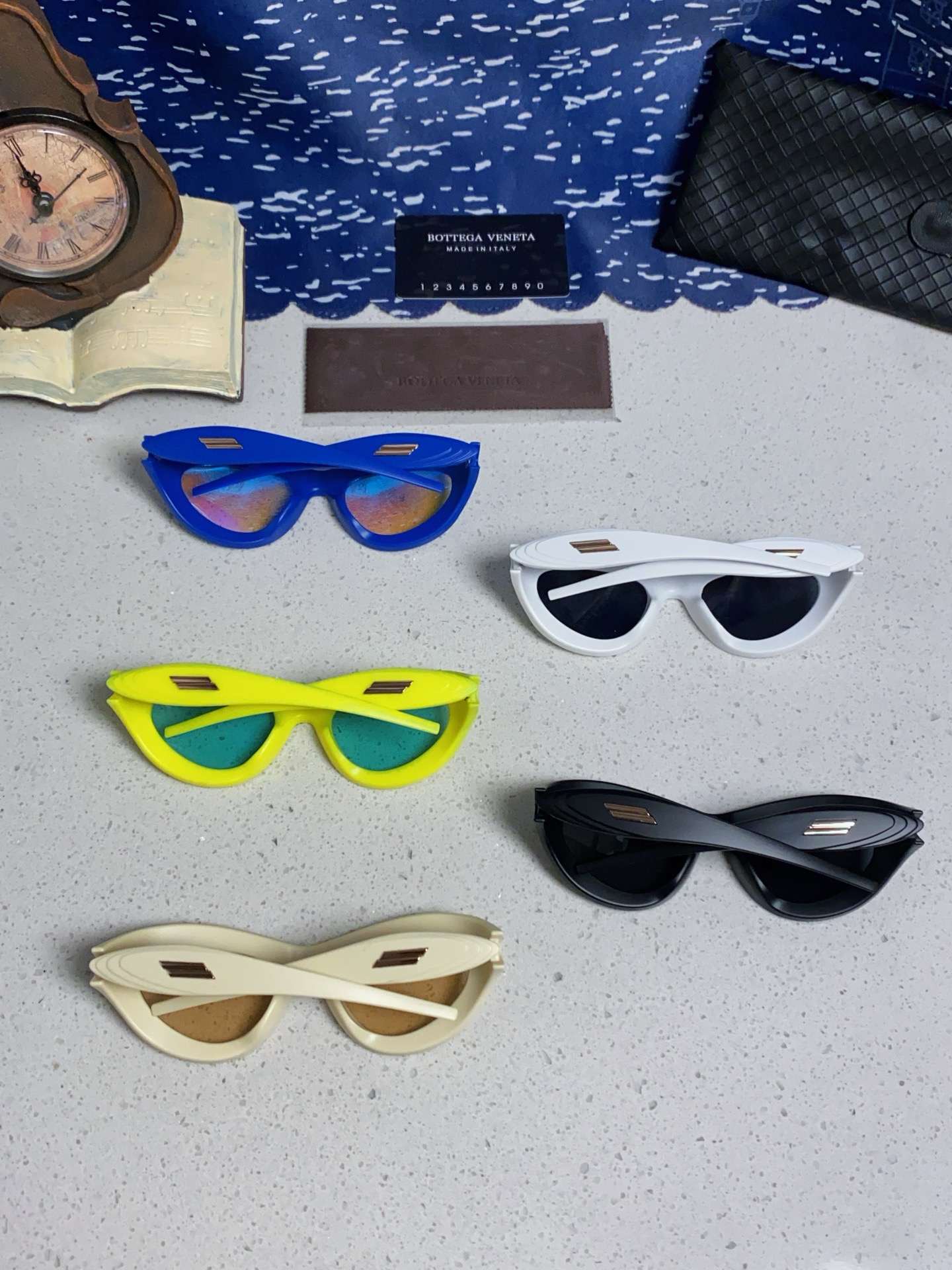  Bottega Veneta宝缇嘉  2025新款太阳镜未来科技感异形y2k辣妹 多巴胺墨镜ins赛博