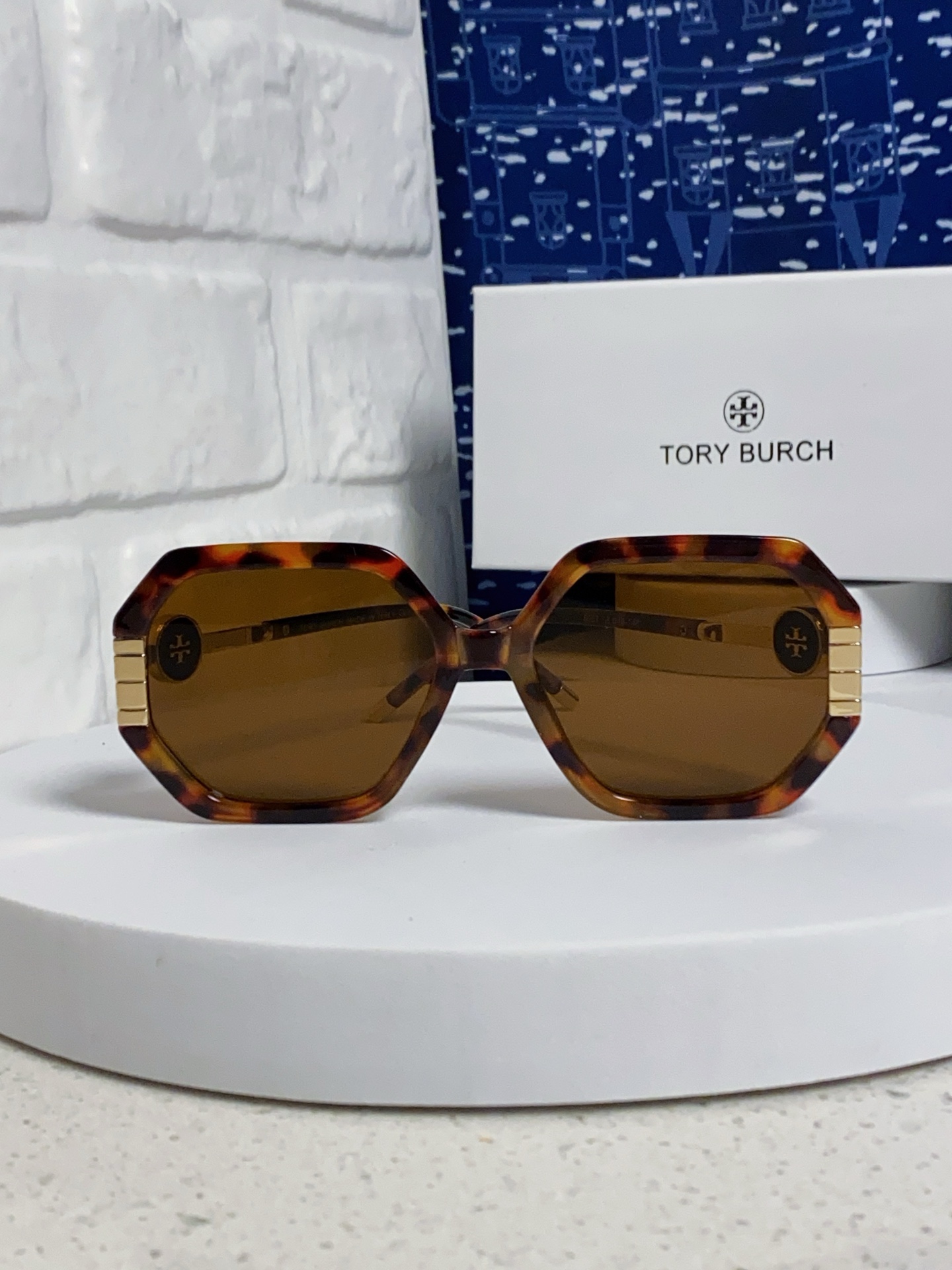  Tory Burch托里伯奇 2025欧美时尚个性前卫防紫外线多边形舒适洋气太阳眼镜高级感墨镜