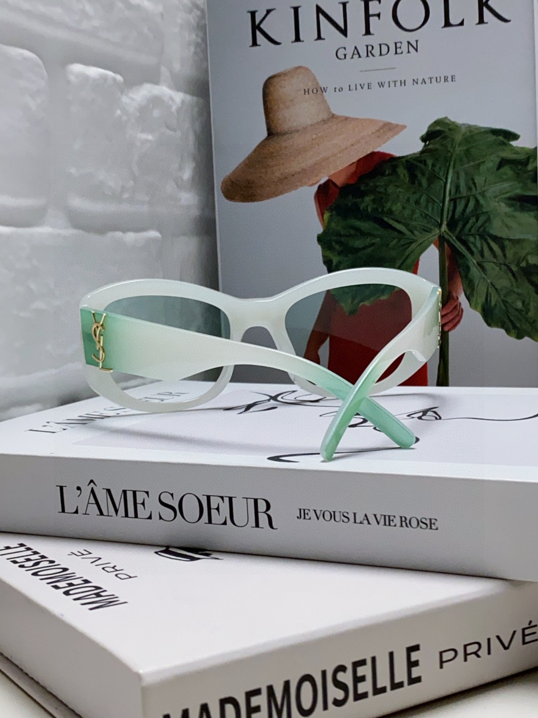  YSL圣罗兰Saint Laurent 墨镜女字母交织SL 时尚潮流太阳镜 百搭高颜值时髦眼 潮流个性