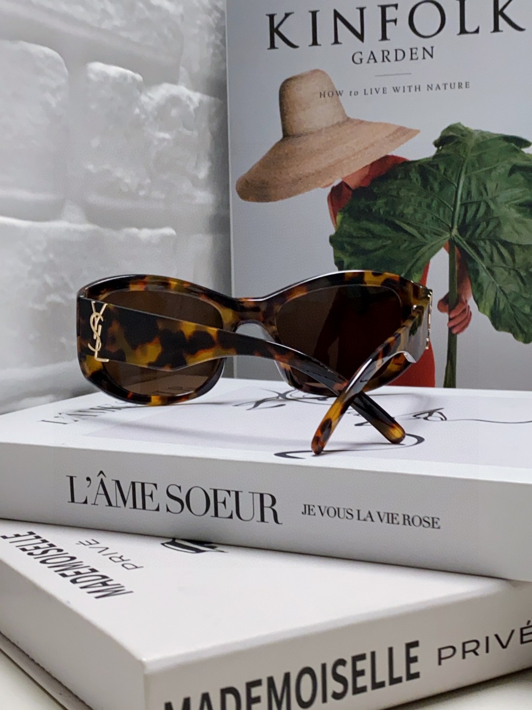  YSL圣罗兰Saint Laurent 墨镜女字母交织SL 时尚潮流太阳镜 百搭高颜值时髦眼 潮流个性