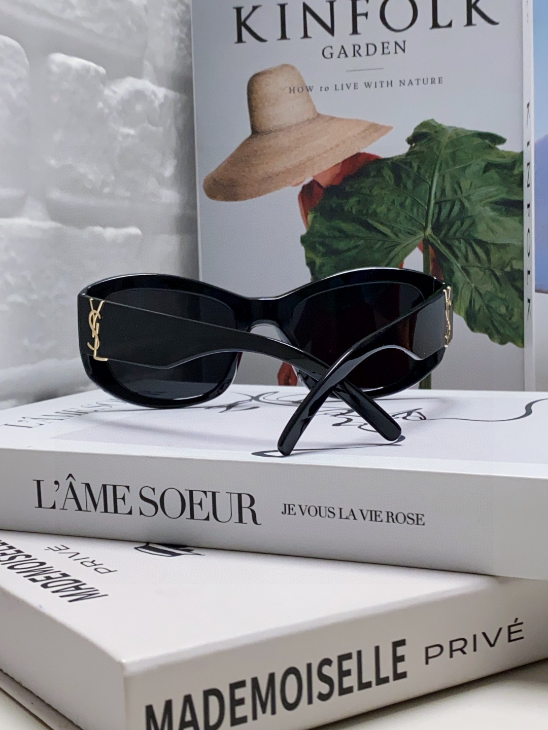  YSL圣罗兰Saint Laurent 墨镜女字母交织SL 时尚潮流太阳镜 百搭高颜值时髦眼 潮流个性