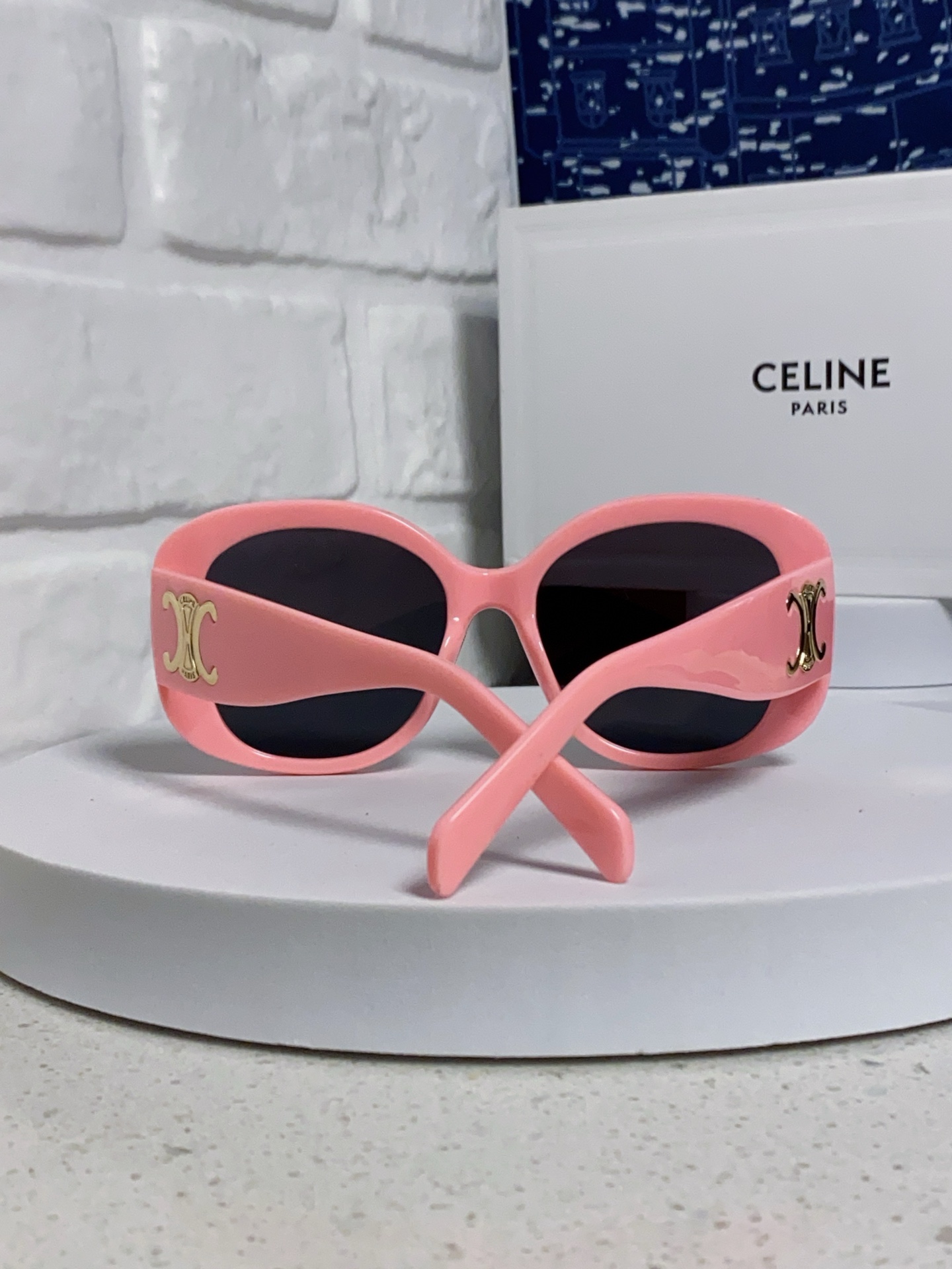  Celine赛琳墨镜女李庚希lisa吴昕同款 凯旋门太阳眼镜 大框素颜显瘦太阳镜女网红同款防紫外线墨镜