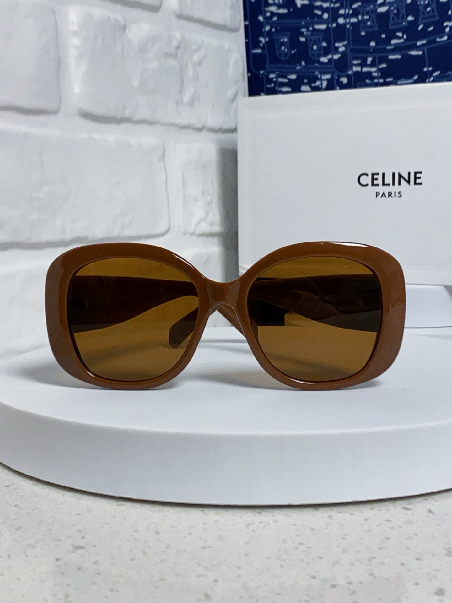  Celine赛琳墨镜女李庚希lisa吴昕同款 凯旋门太阳眼镜 大框素颜显瘦太阳镜女网红同款防紫外线墨镜