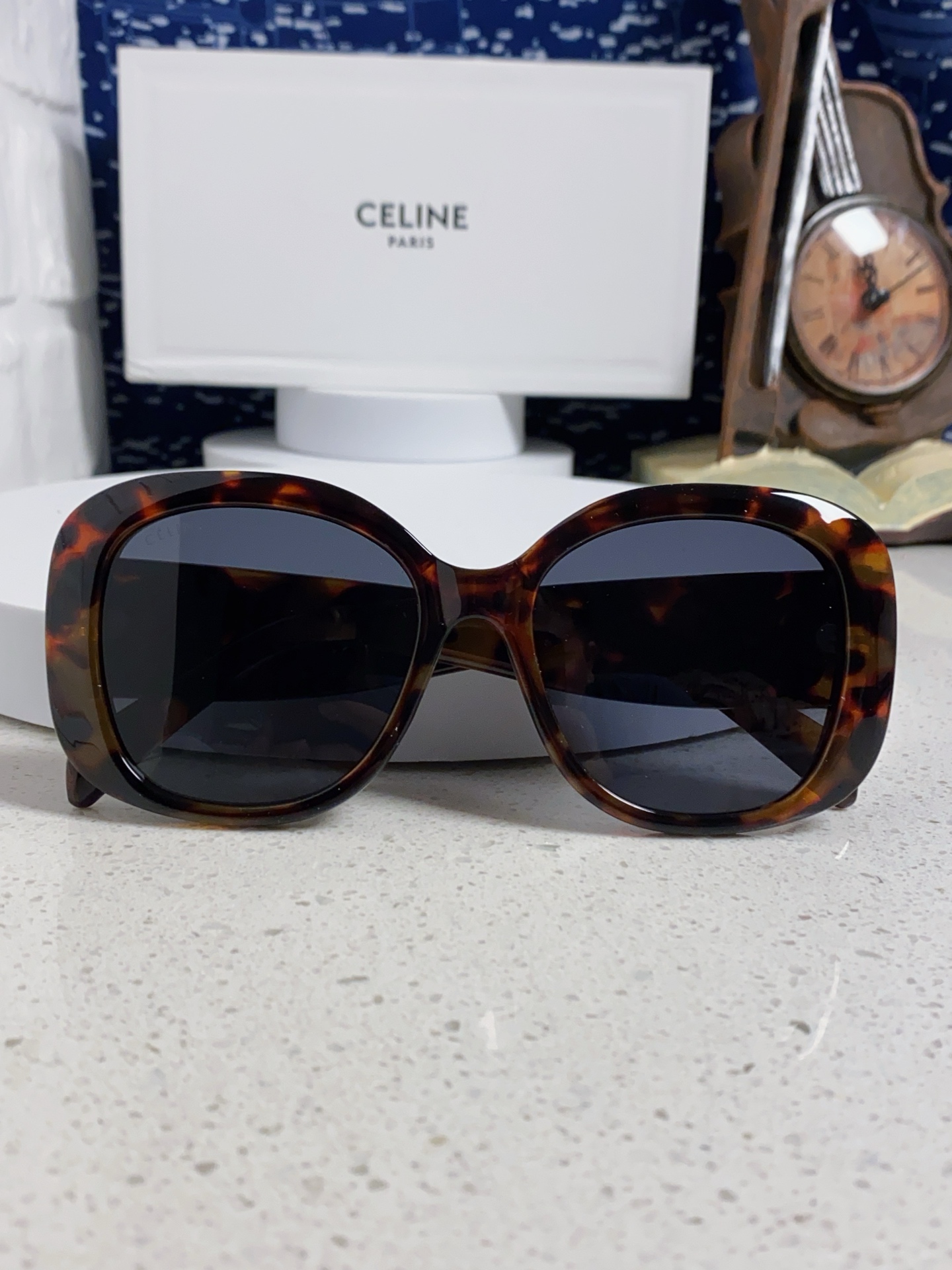  Celine赛琳墨镜女李庚希lisa吴昕同款 凯旋门太阳眼镜 大框素颜显瘦太阳镜女网红同款防紫外线墨镜