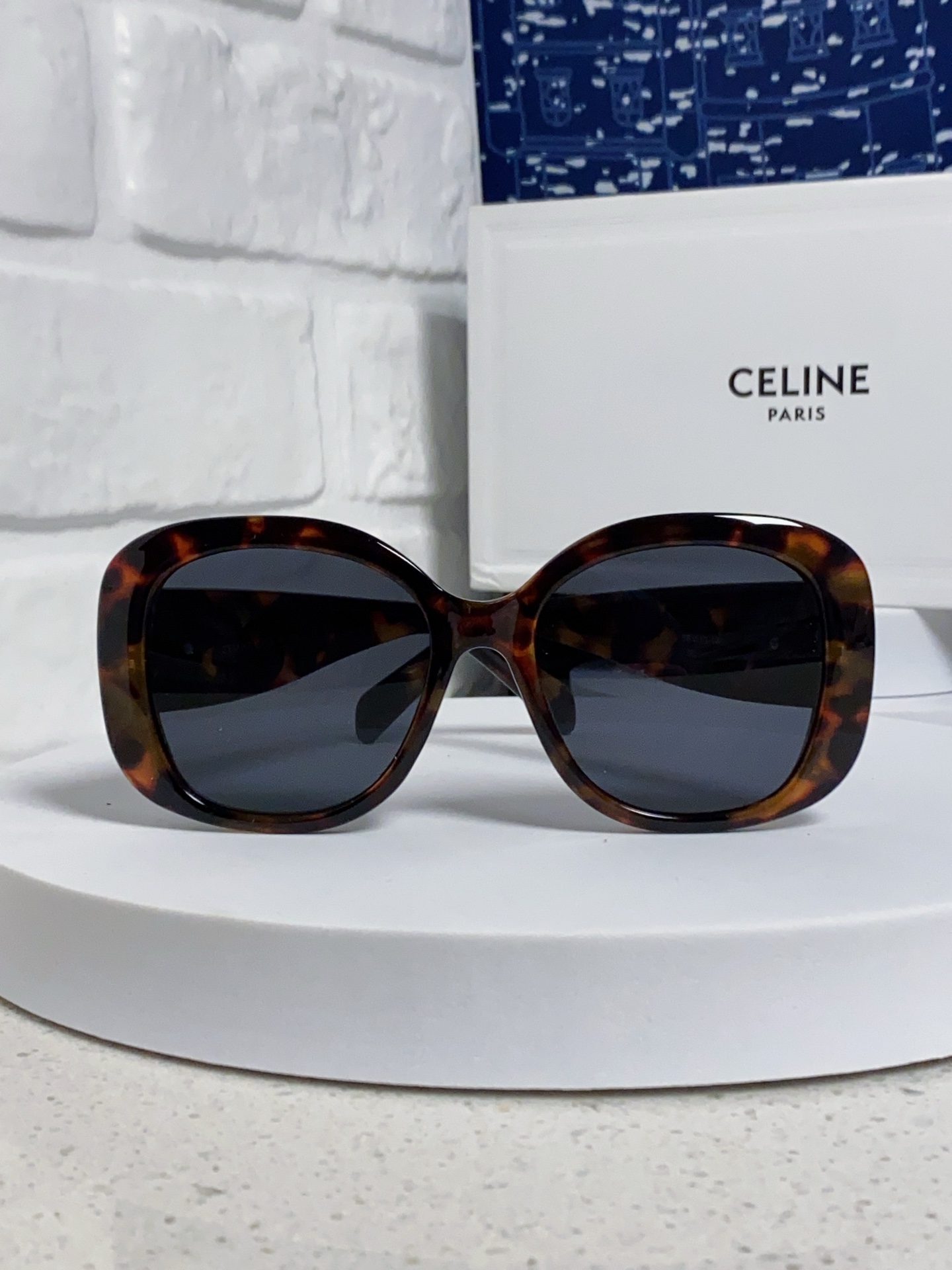  Celine赛琳墨镜女李庚希lisa吴昕同款 凯旋门太阳眼镜 大框素颜显瘦太阳镜女网红同款防紫外线墨镜
