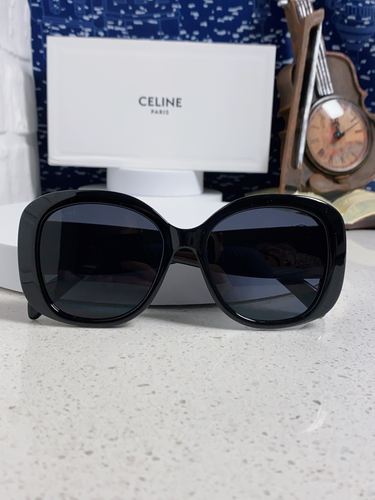  Celine赛琳墨镜女李庚希lisa吴昕同款 凯旋门太阳眼镜 大框素颜显瘦太阳镜女网红同款防紫外线墨镜