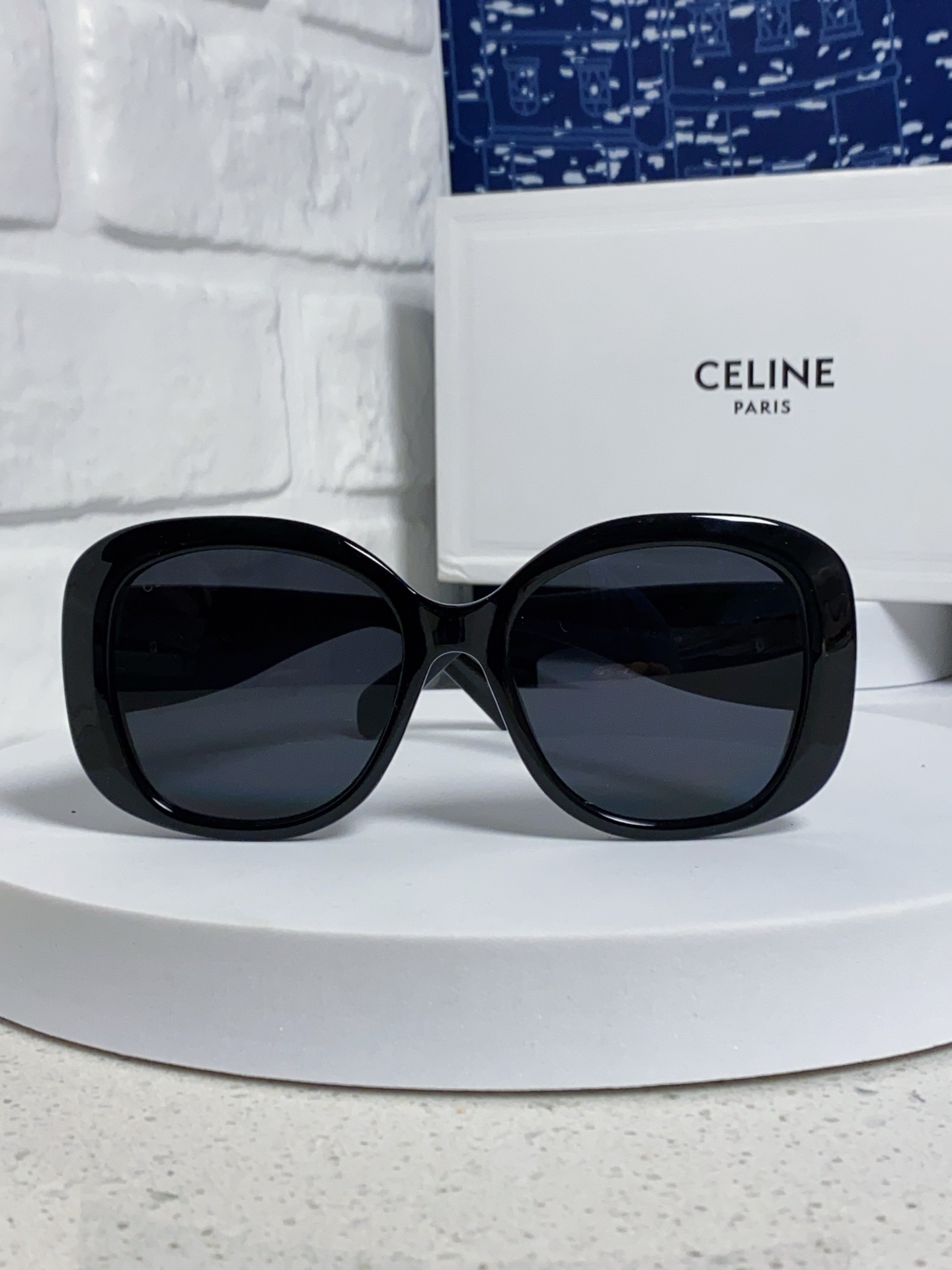  Celine赛琳墨镜女李庚希lisa吴昕同款 凯旋门太阳眼镜 大框素颜显瘦太阳镜女网红同款防紫外线墨镜