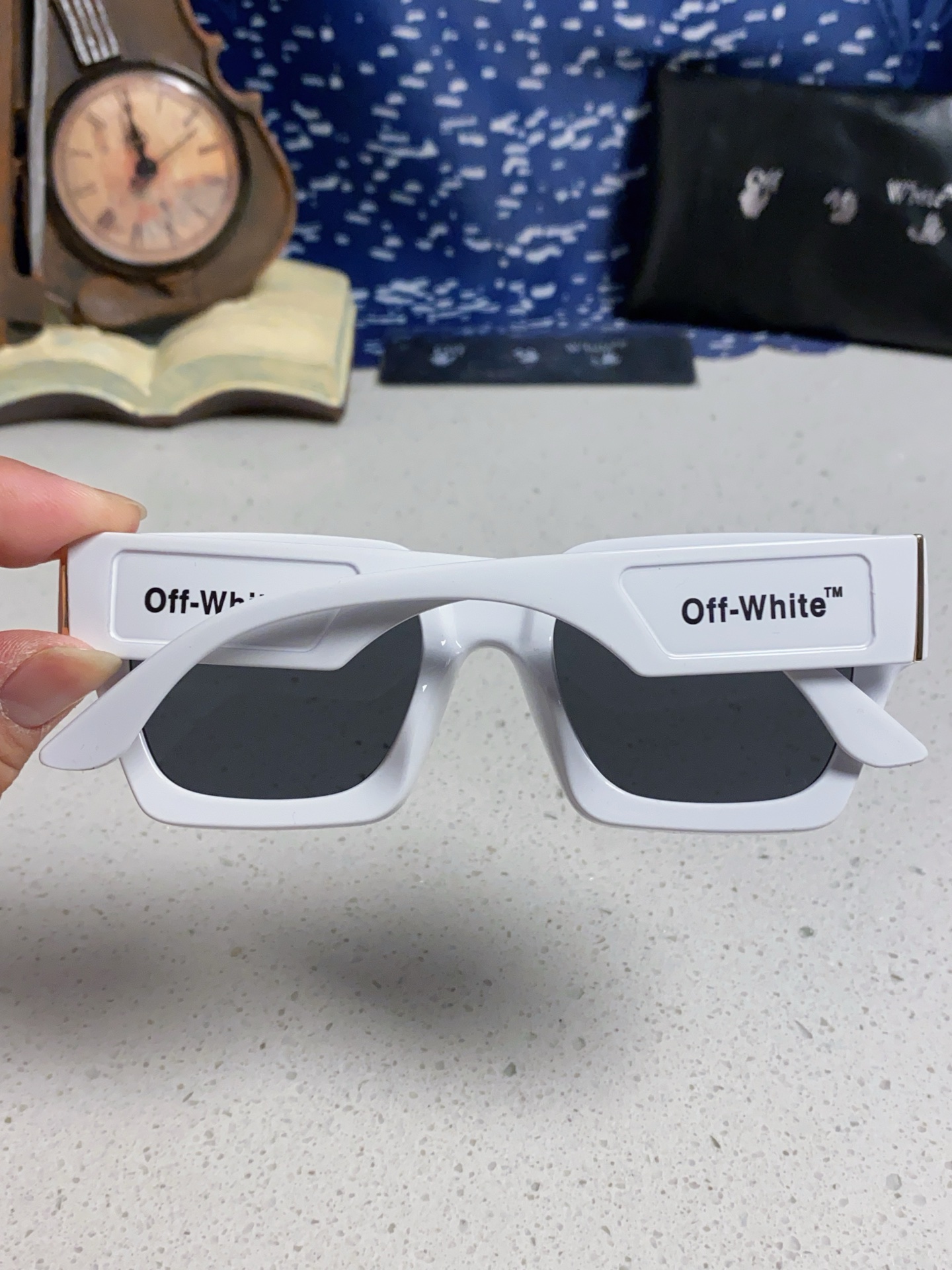  Off-White潮牌 2025新款太阳眼镜高颜值情侣款防辐射墨镜复古方形遮阳镜 男女通用