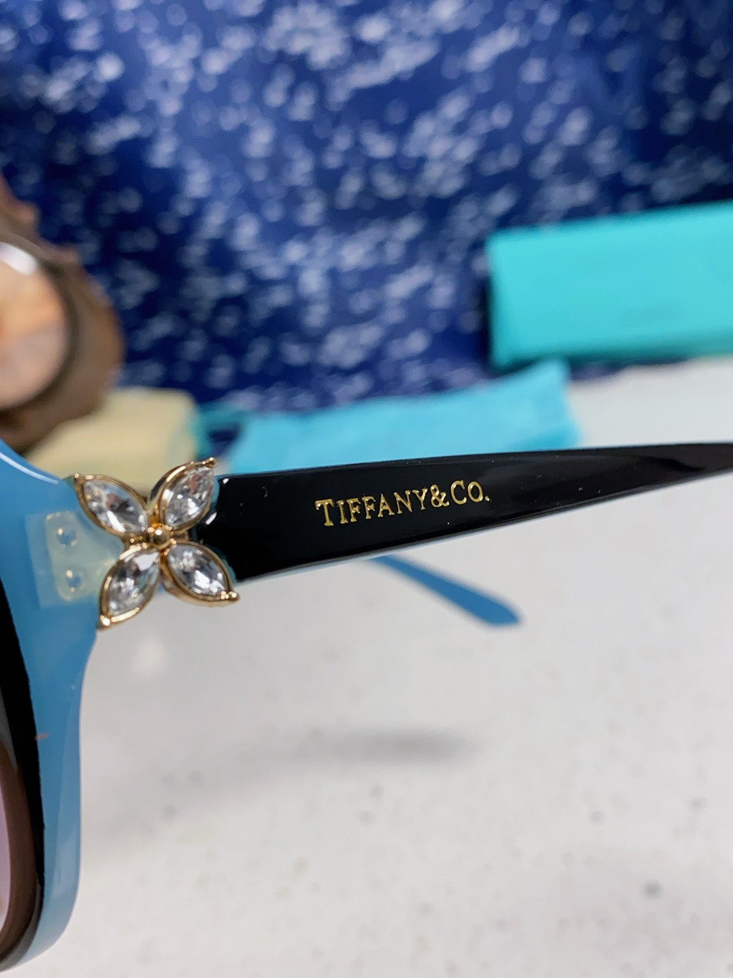  Tiffany & Co.TIFFANY蒂芙尼 2025新款女士墨镜偏光 圆猫眼墨镜女网红时尚气质遮阳