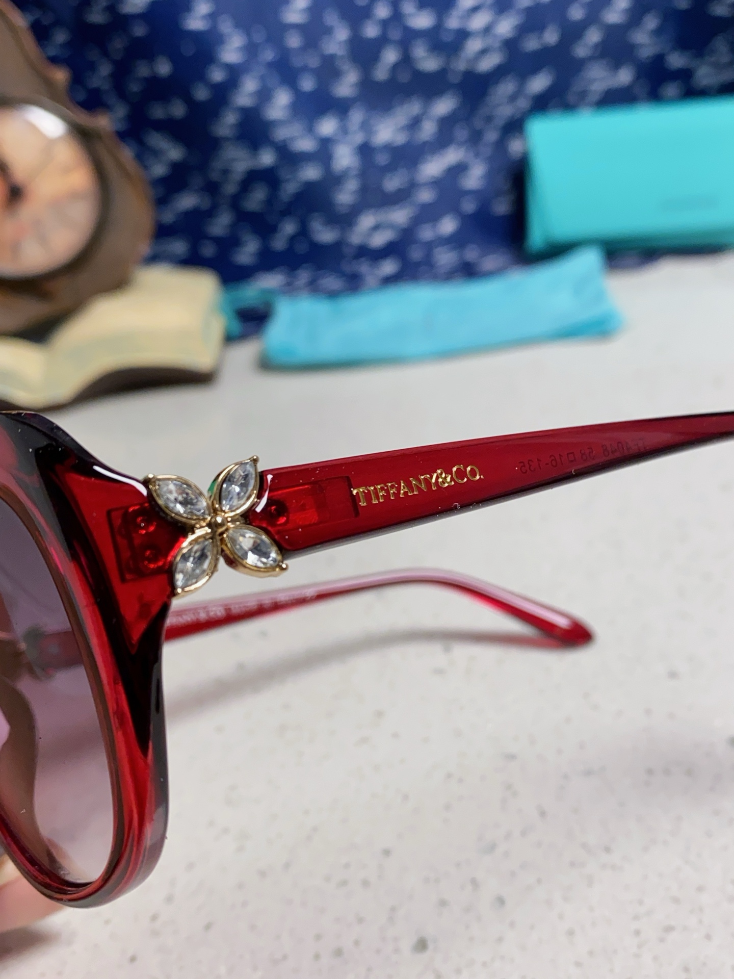  Tiffany & Co.TIFFANY蒂芙尼 2025新款女士墨镜偏光 圆猫眼墨镜女网红时尚气质遮阳
