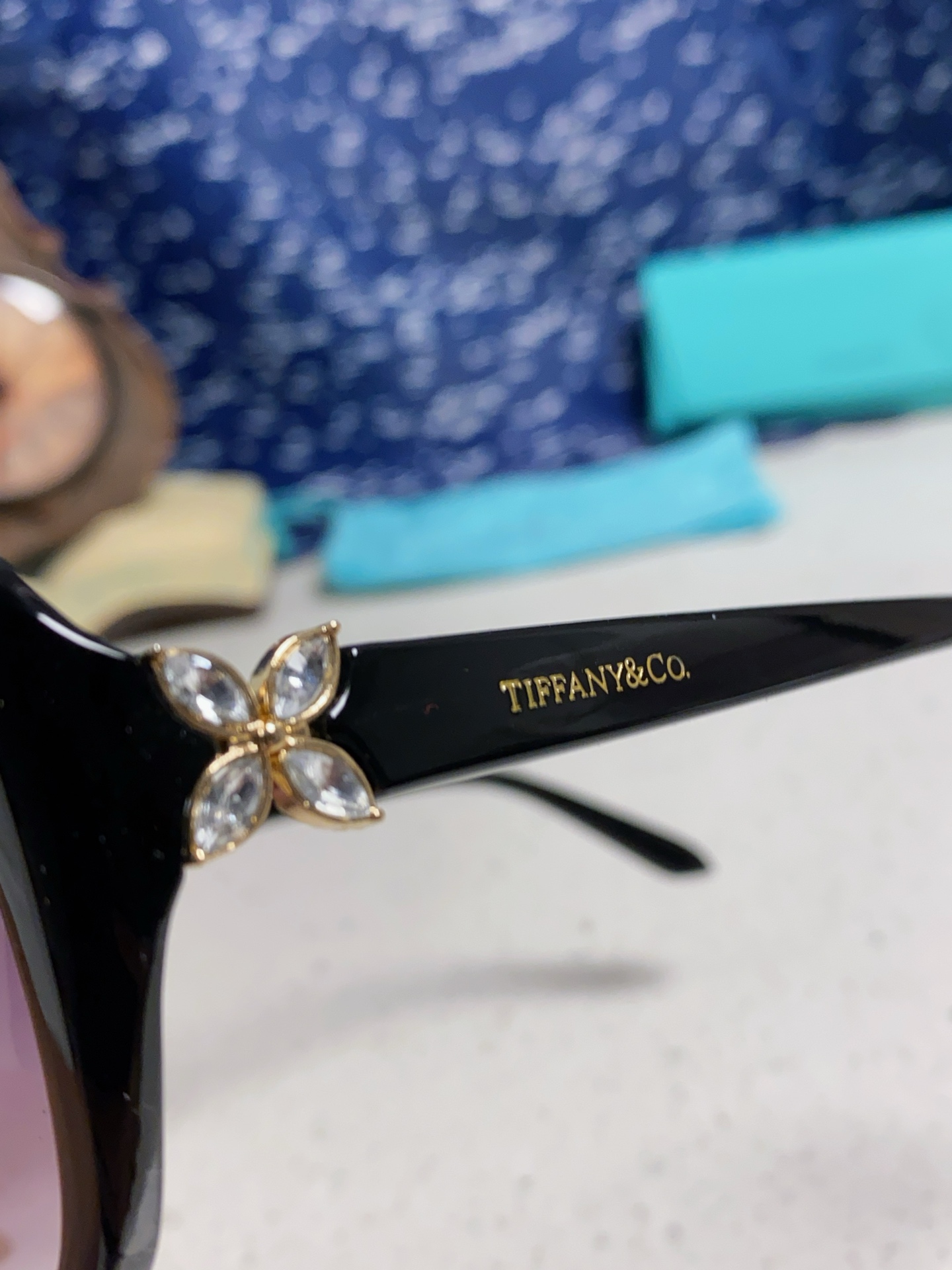  Tiffany & Co.TIFFANY蒂芙尼 2025新款女士墨镜偏光 圆猫眼墨镜女网红时尚气质遮阳