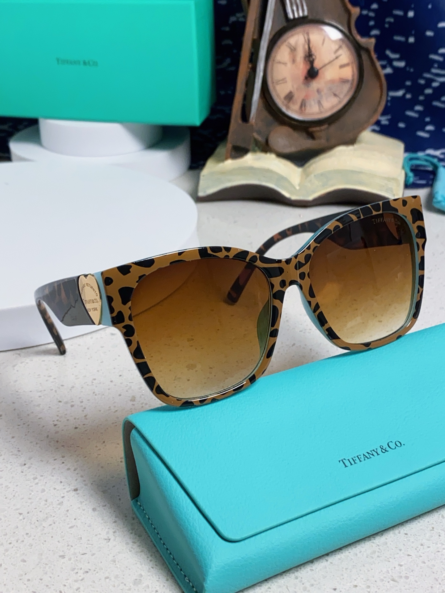 Tiffany & Co.TIFFANY蒂芙尼 2025新款太阳眼镜女男款偏光墨镜方形0TF4216F