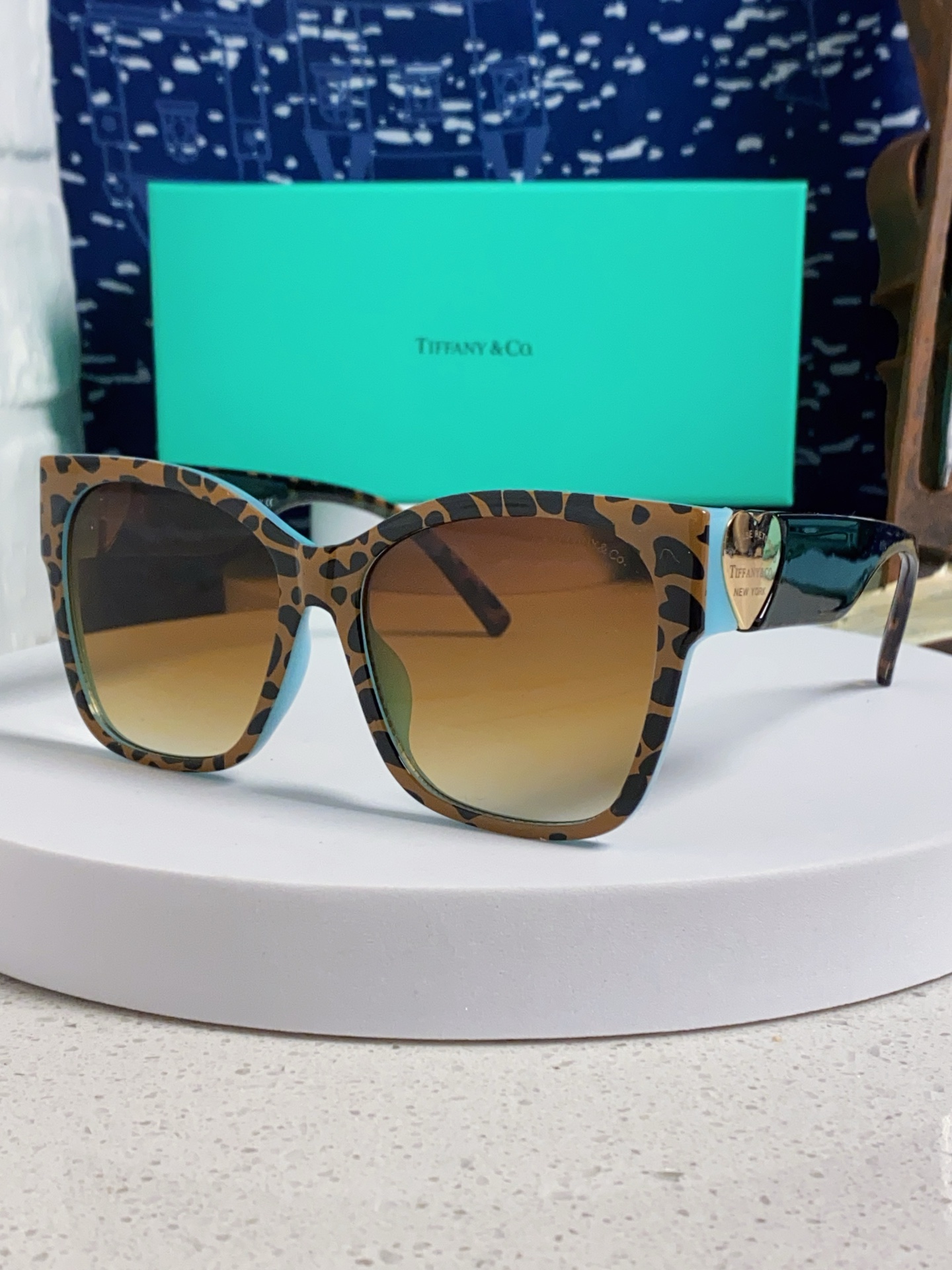  Tiffany & Co.TIFFANY蒂芙尼 2025新款太阳眼镜女男款偏光墨镜方形0TF4216F