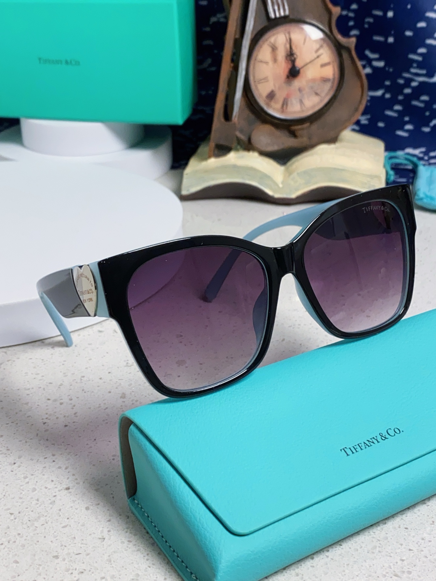  Tiffany & Co.TIFFANY蒂芙尼 2025新款太阳眼镜女男款偏光墨镜方形0TF4216F